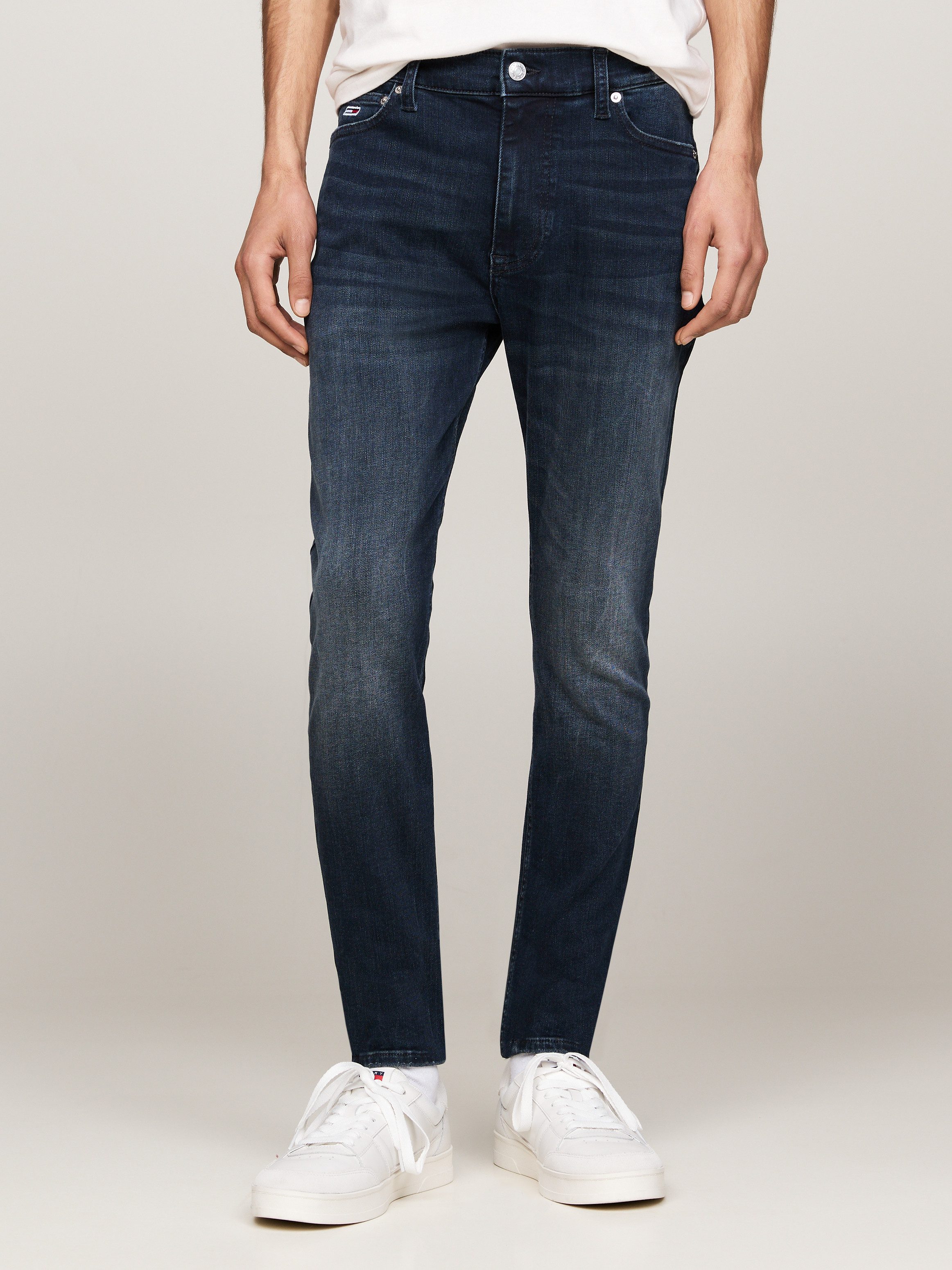 TOMMY JEANS Skinny fit jeans SIMON SKNY met gestempeld logo