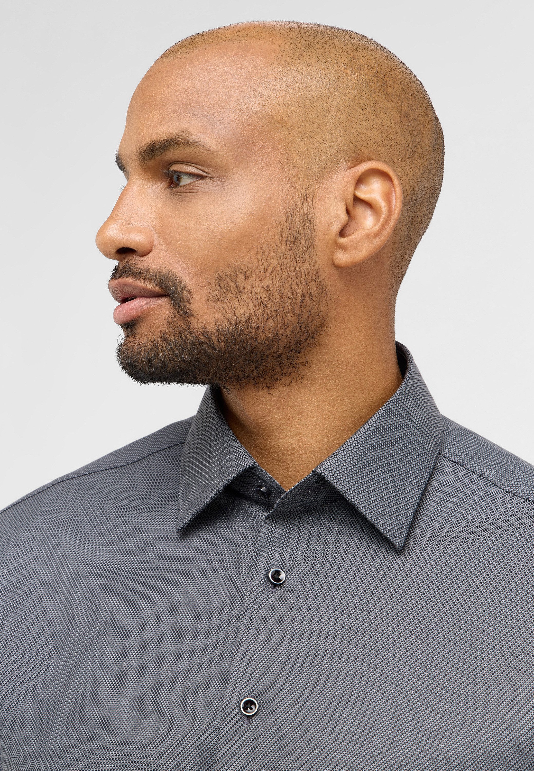 Eterna Overhemd met lange mouwen MODERN FIT NON IRON (strijkvrij)