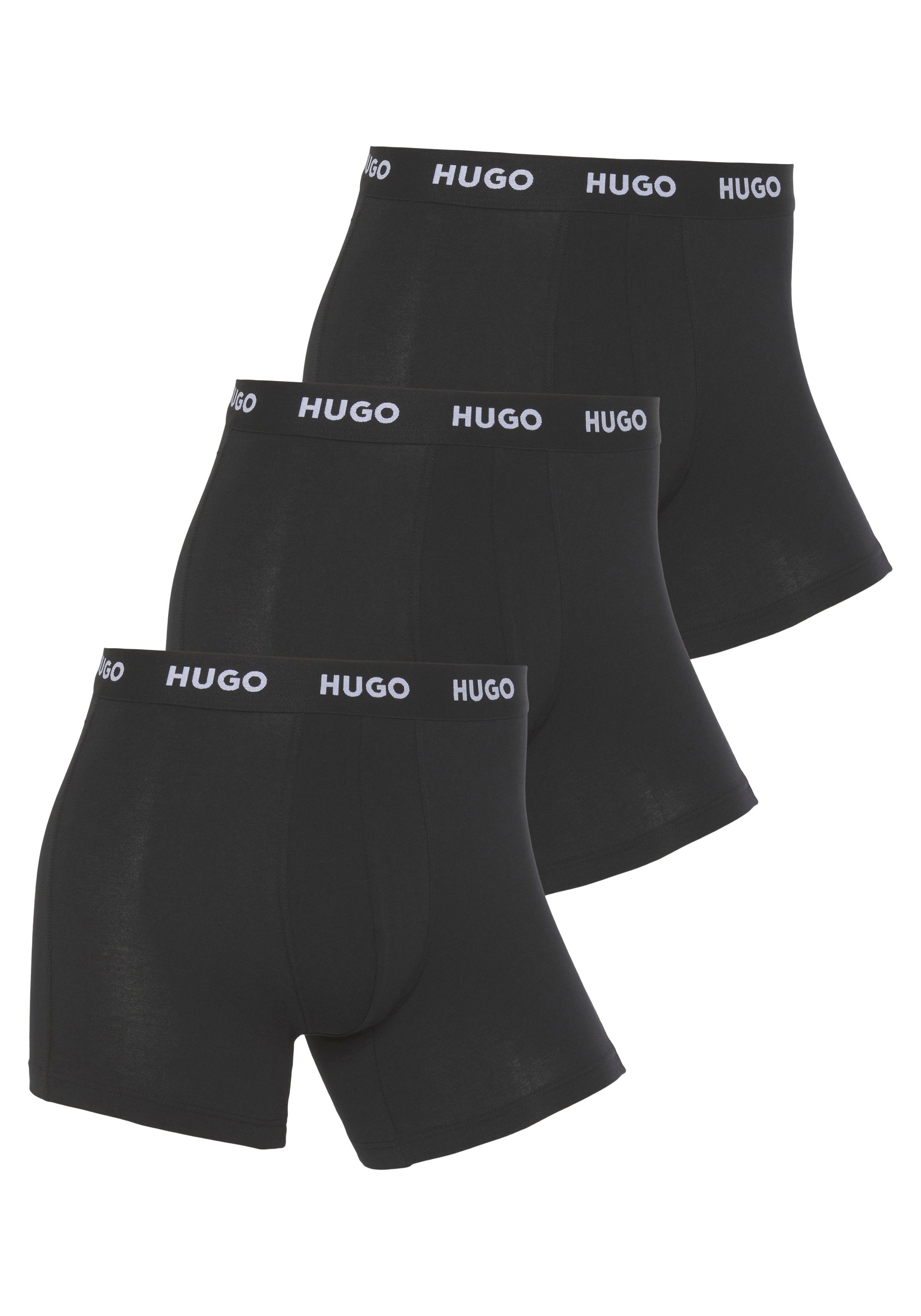 HUGO underwear Boxershort BOXERBR TRIPLET PACK met hugo logo-elastisch tailleband (3 stuks)