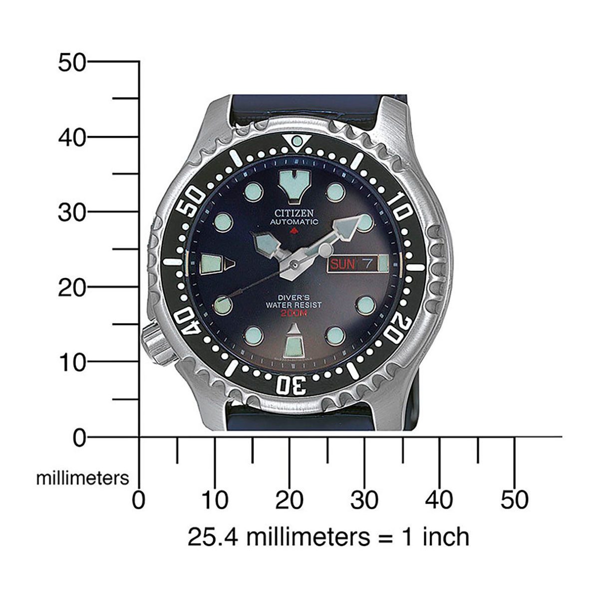 Citizen Automatisch horloge Promaster Mechanical Diver Polshorloge, herenhorloge, dameshorloge, duikhorloge, tot 20 bar waterdicht