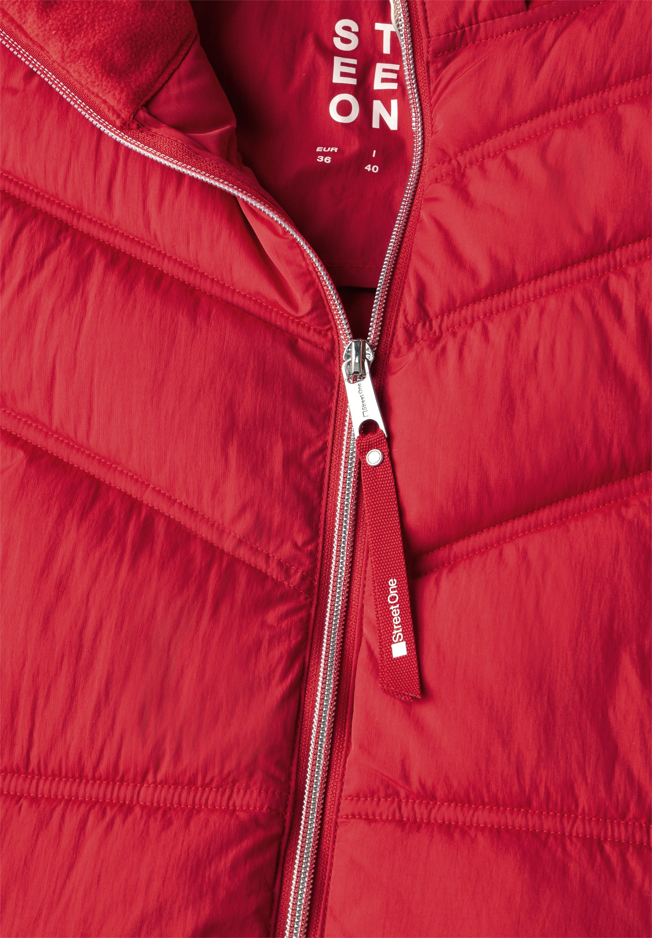 STREET ONE Softshell-jack met capuchon en rijgkoord