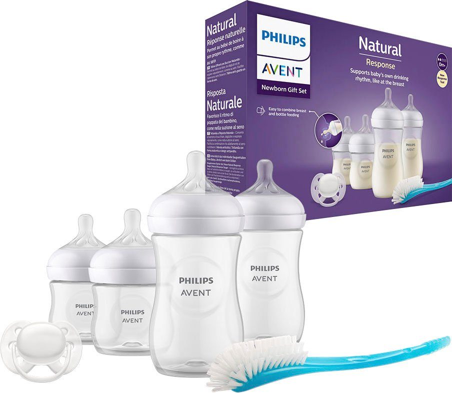 Philips AVENT Babyfles Natural Response Starter-Set voor pasgeborenen SCD838/11