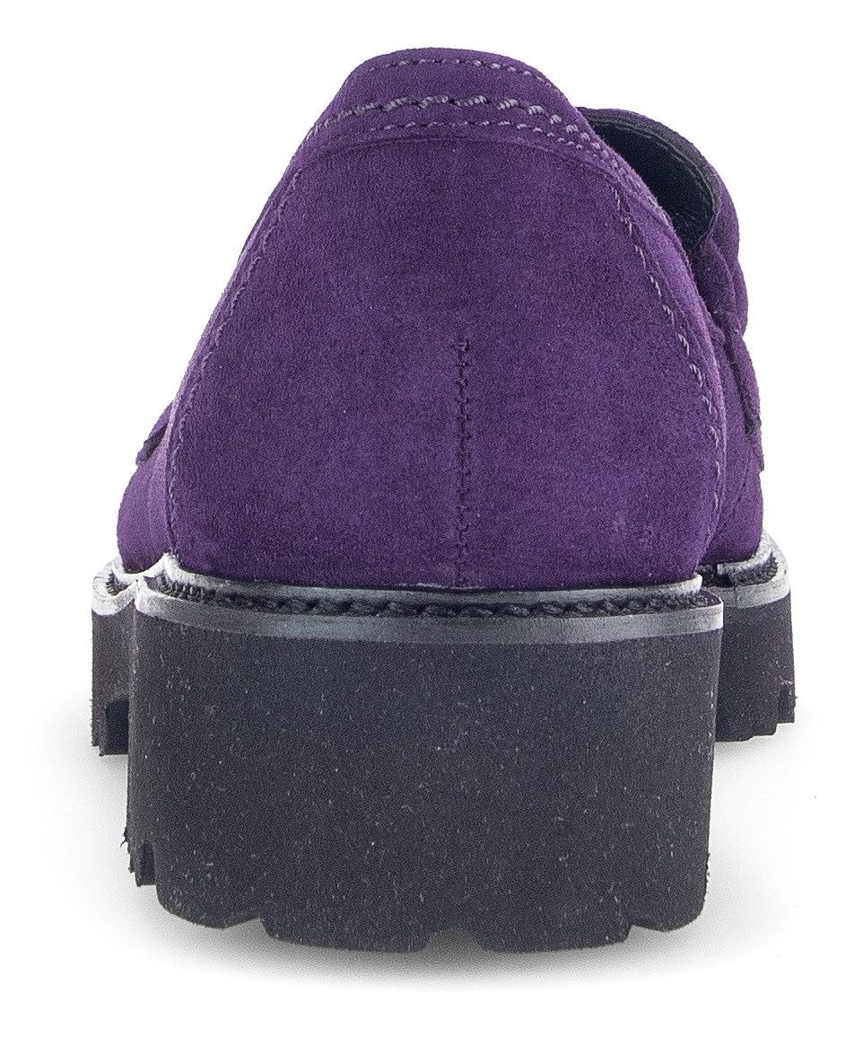 Gabor Loafers , slipper, lage schoen, instapschoen met gevlochten sierband