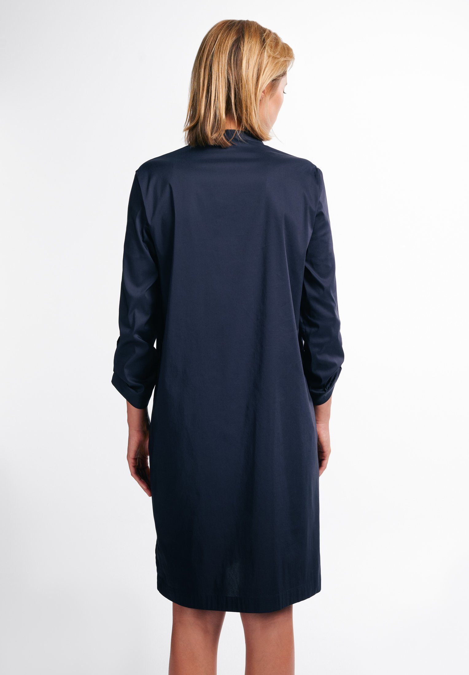 Eterna Jurk met overhemdkraag Loose fit