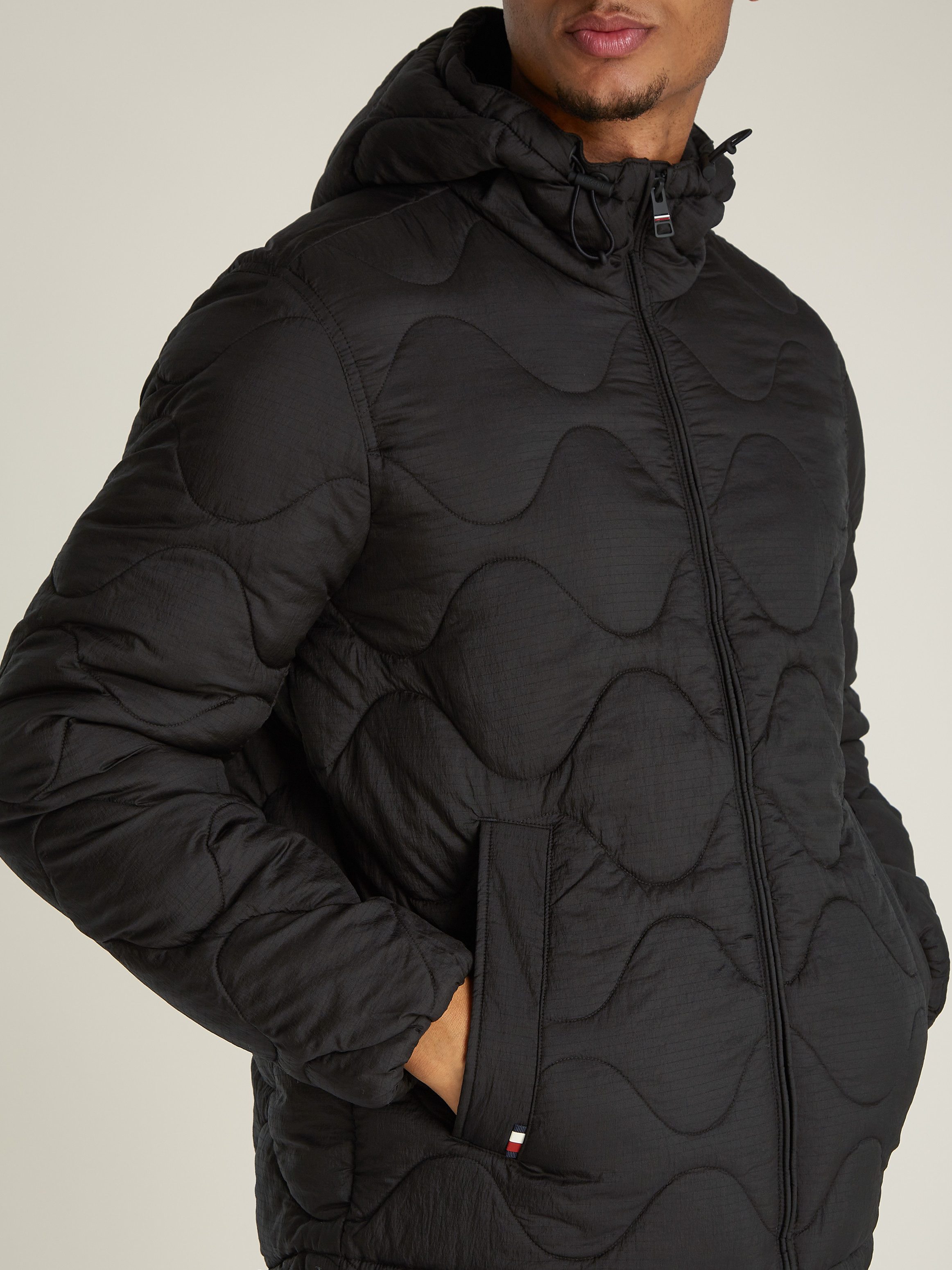 Tommy Hilfiger Gewatteerde jas ONION QUILTED HOODED JACKET