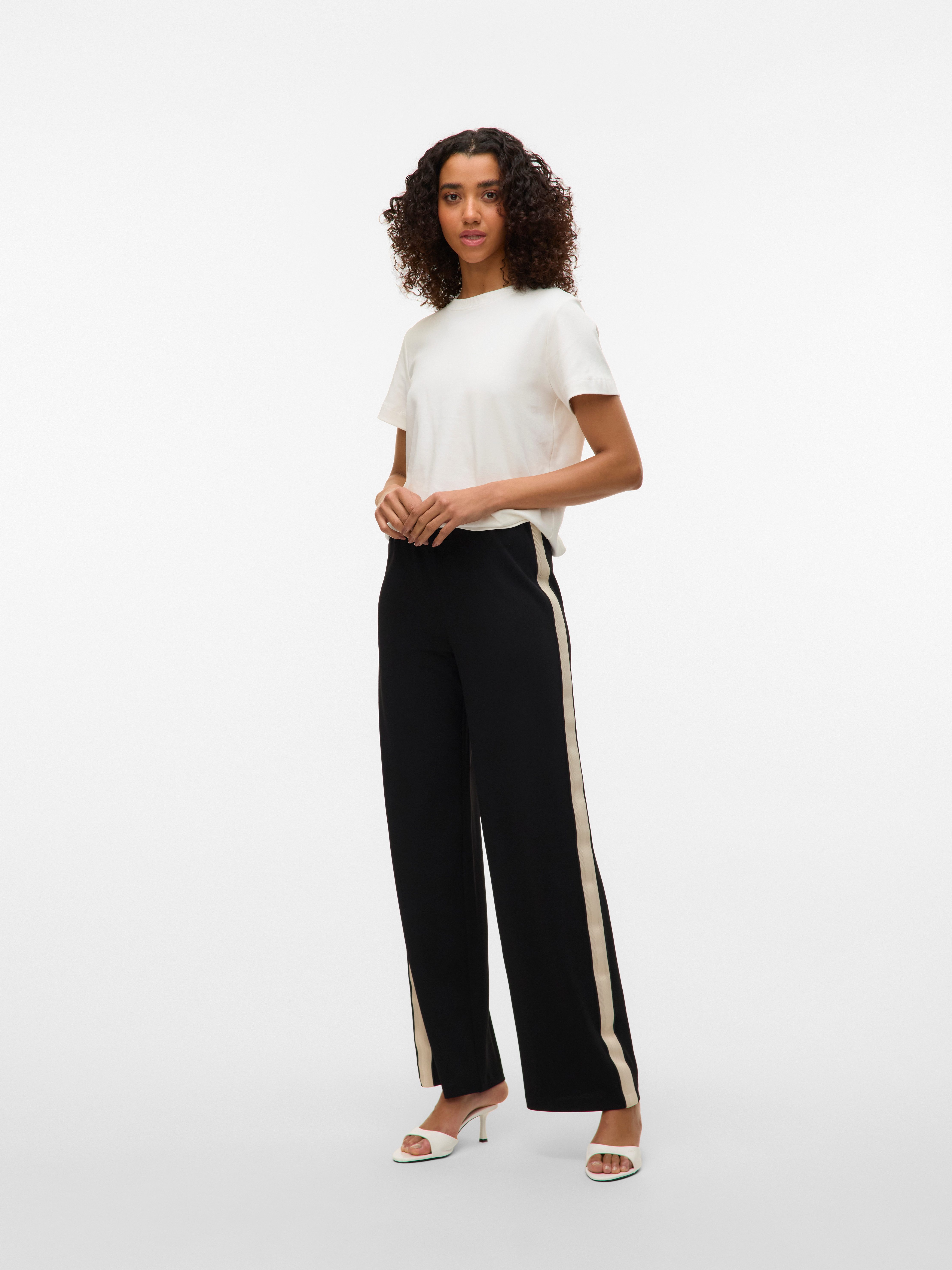 Vero Moda Pantalon VMBERLIN MW WIDE PANEL PANT NOOS