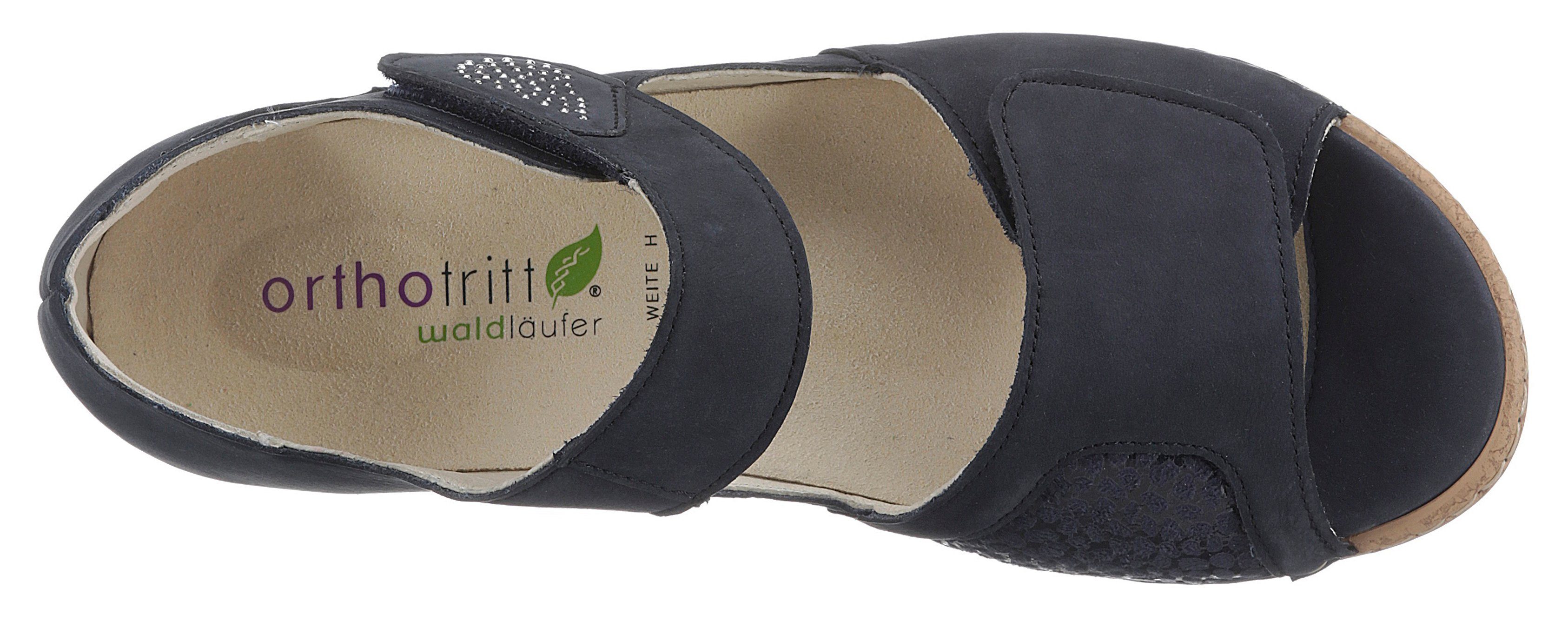 Waldläufer Sandalen HELIETT-SOFT zomerschoen, sandaal, sleehak, met strass-steentjes, h-breedte