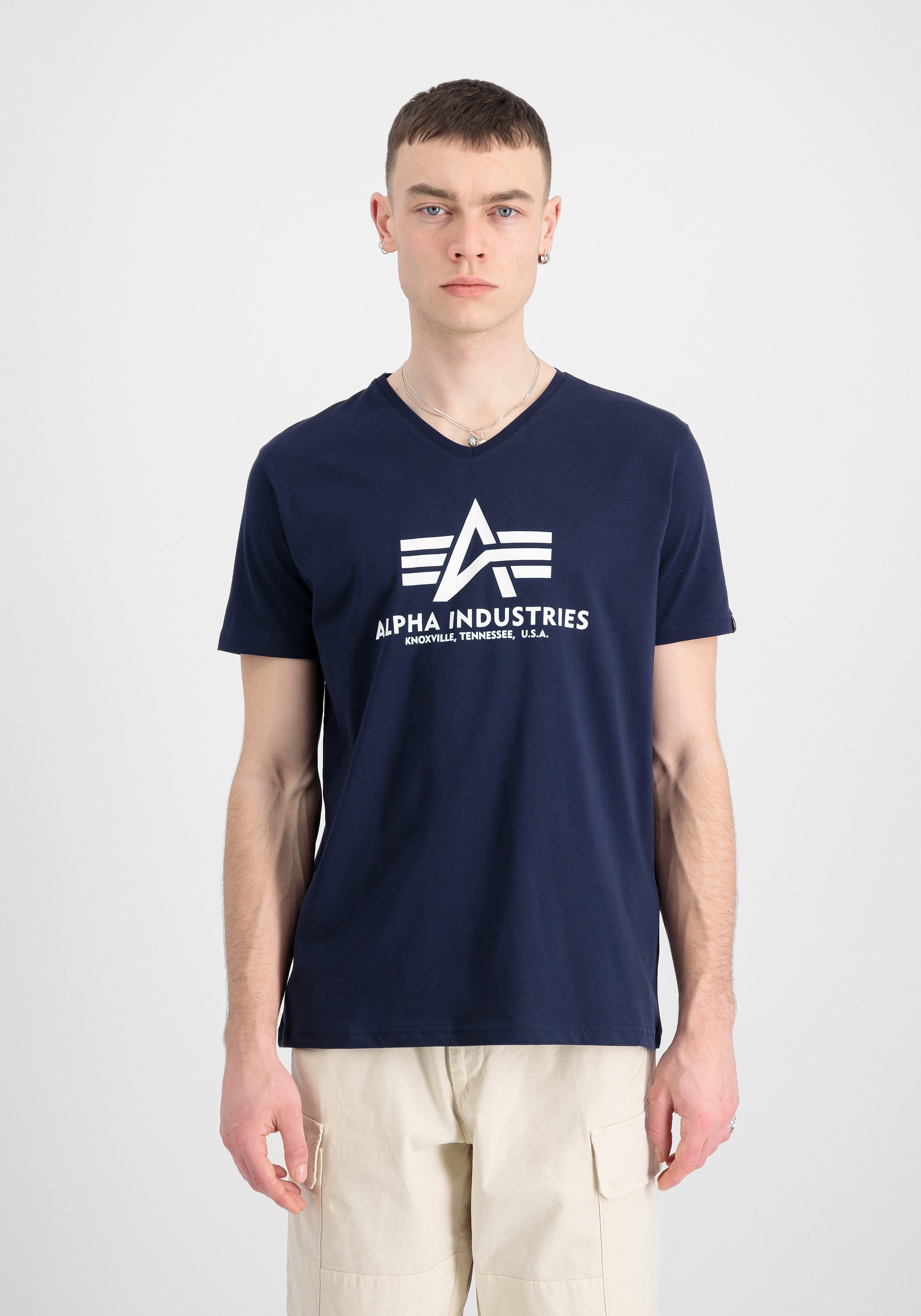 Alpha Industries T-shirt Alpha Industries Men - T-Shirts Basic V-Neck T