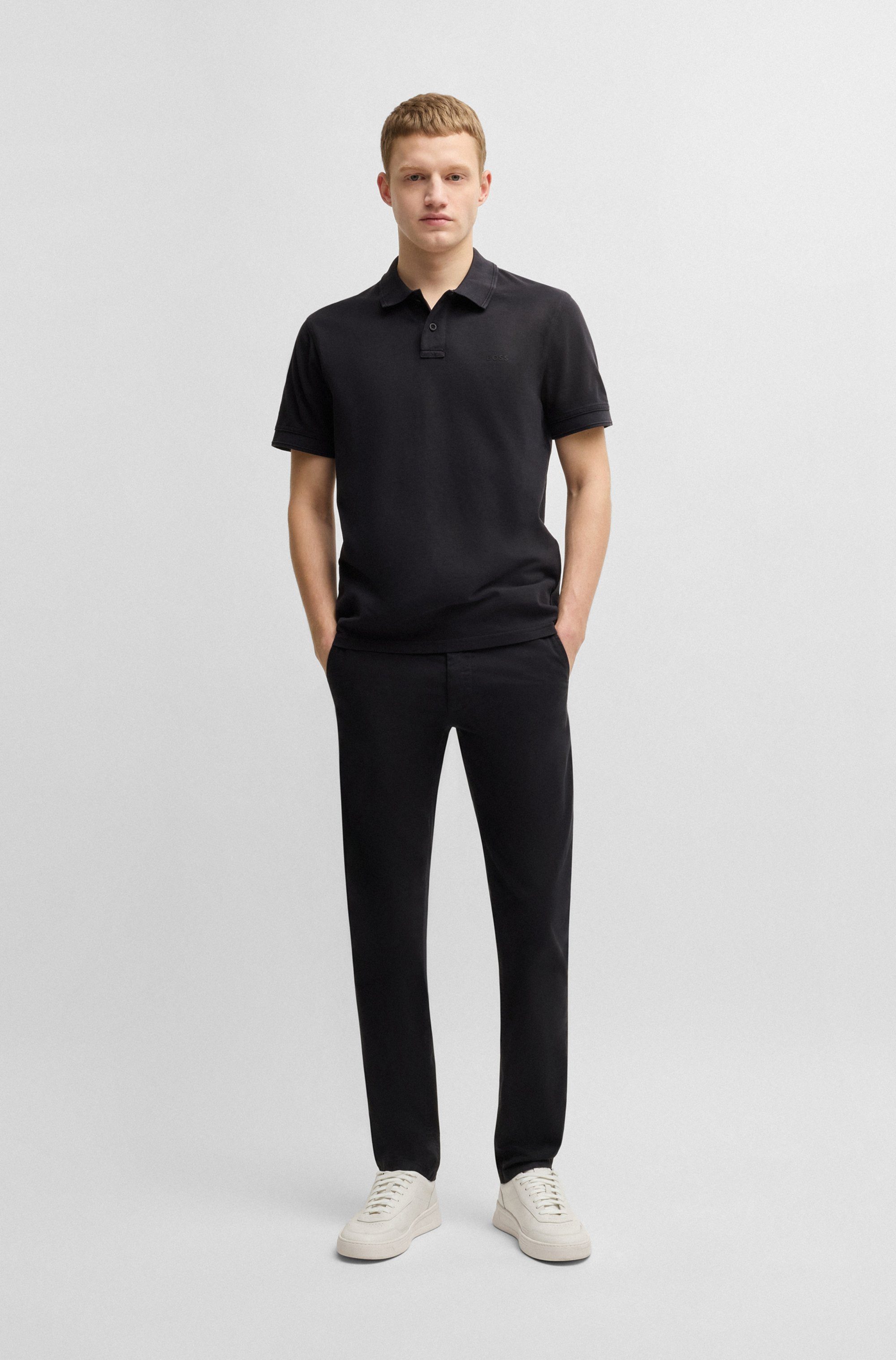 Boss Orange Poloshirt Prime met een polokraag