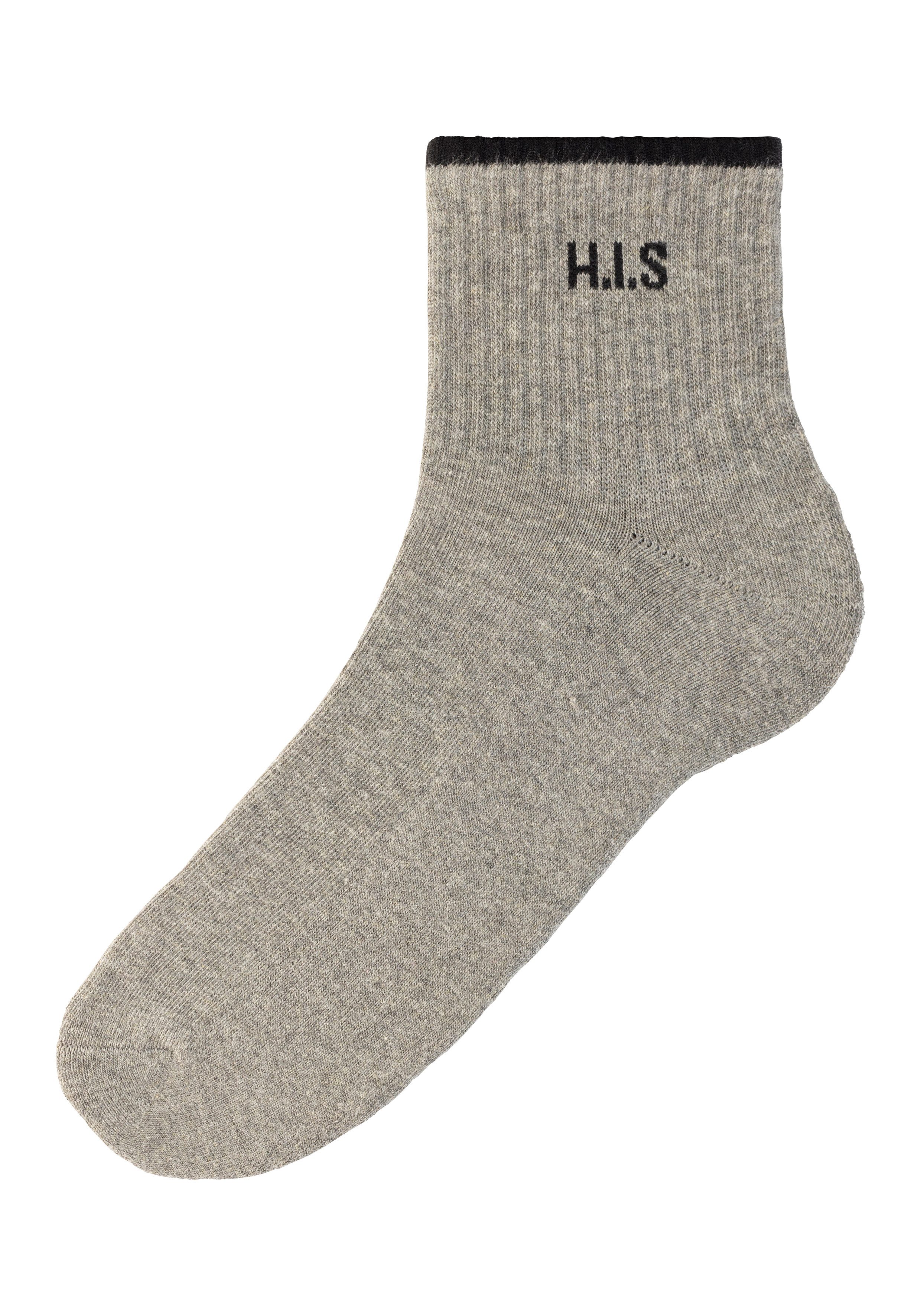 H.I.S Sportsokken Korte sokken met frotté & versterkte belastingzones (set, 6 paar)