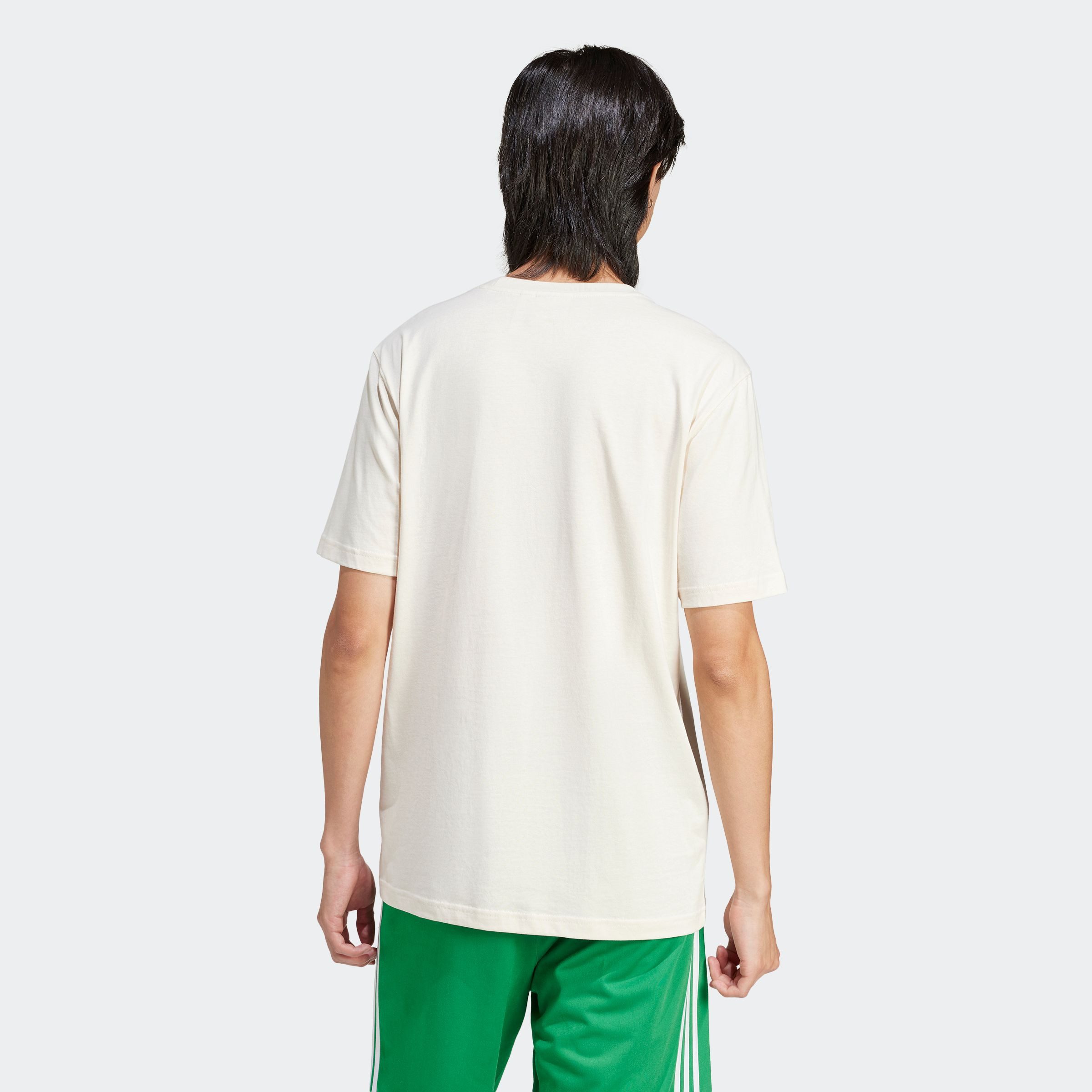 adidas Originals T-shirt TREFOIL T-SHIRT Basic shirt met grote trefoil logoprint