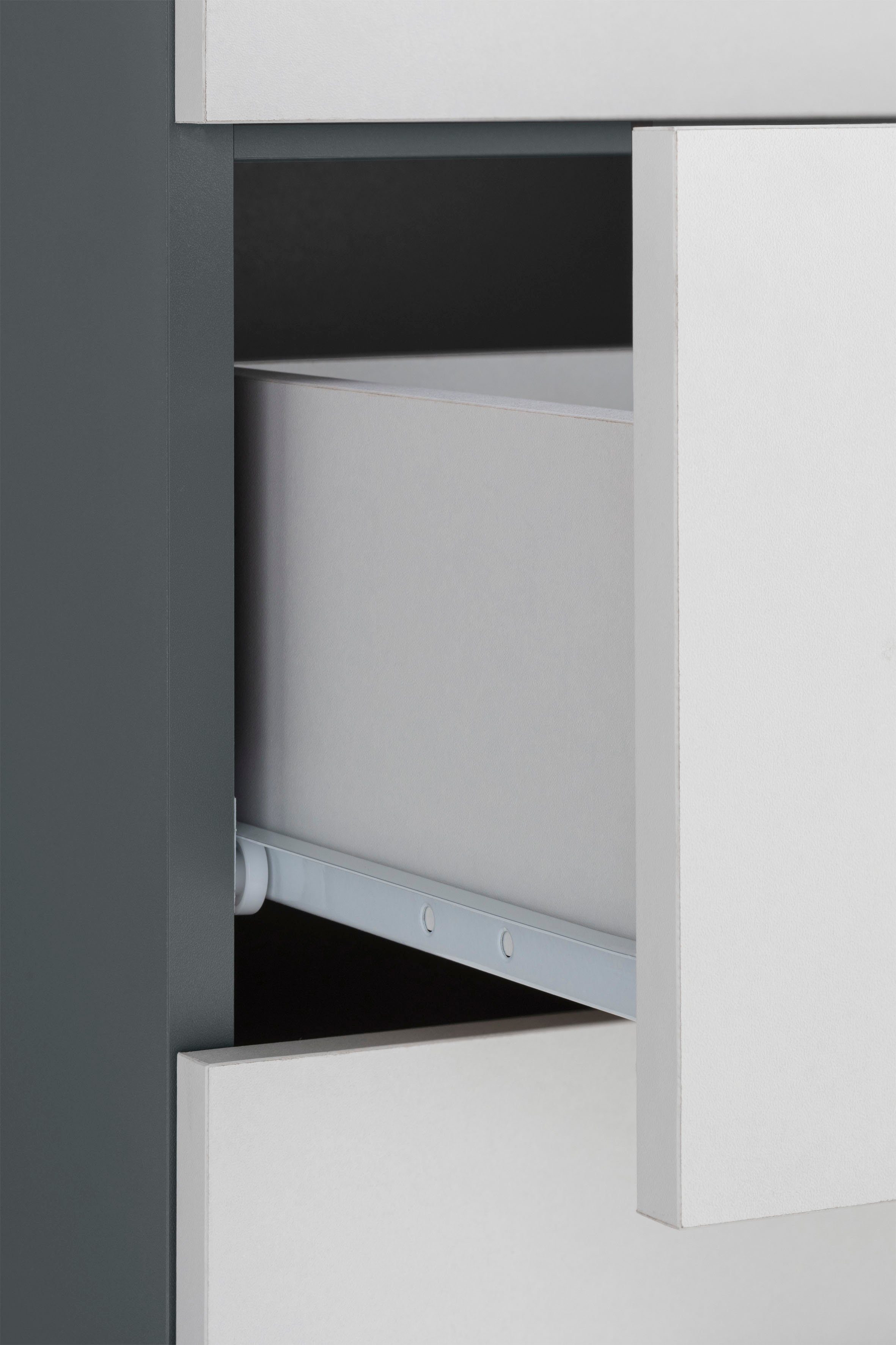 INOSIGN Hoge kast Skara 3 verstelbare planken achter de deuren, breedte 38 cm, hoogte 18 cm