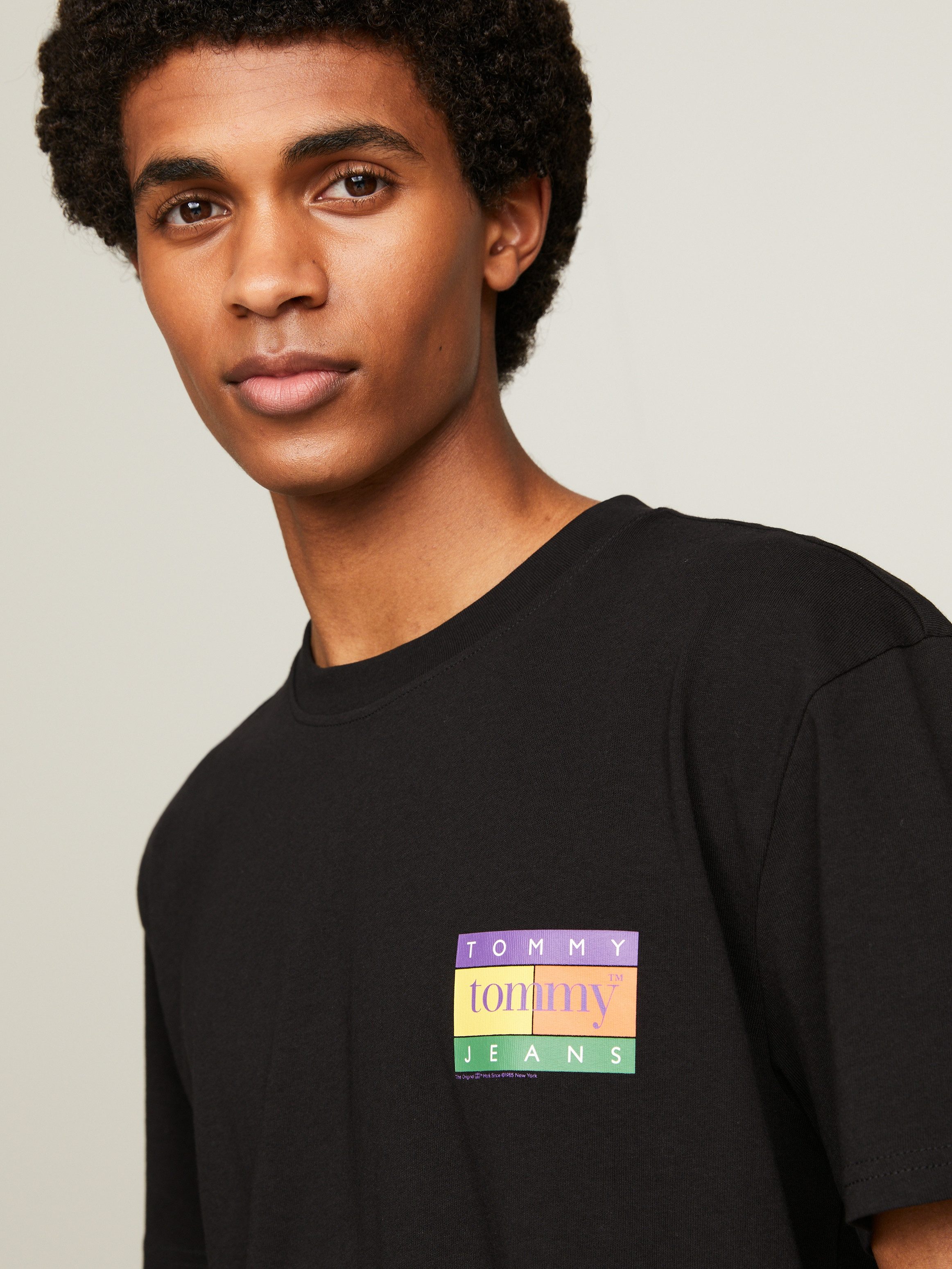 TOMMY JEANS T-shirt TJM REG SUMMER FLAG TEE EXT
