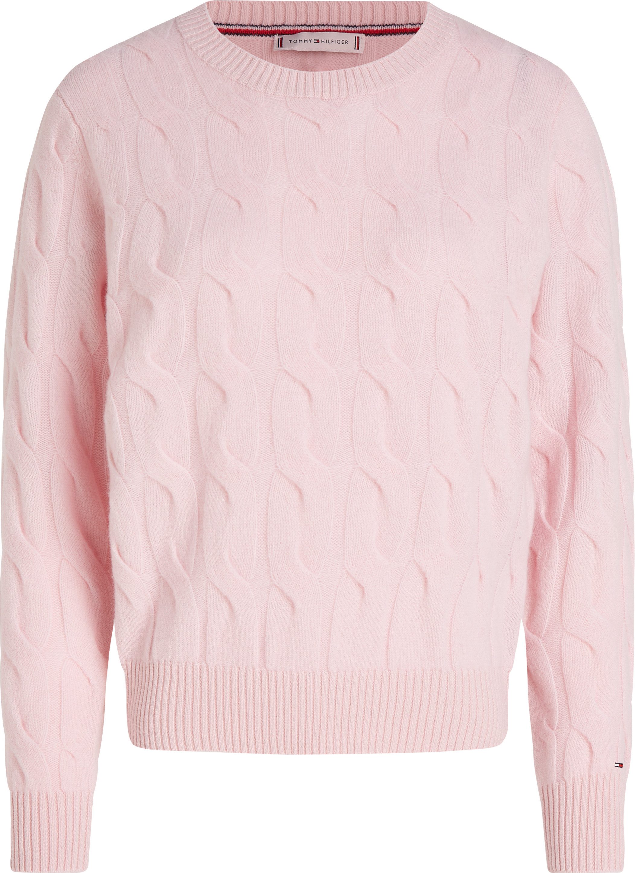 Tommy Hilfiger Gebreide trui SOFT WOOL CABLE C-NK