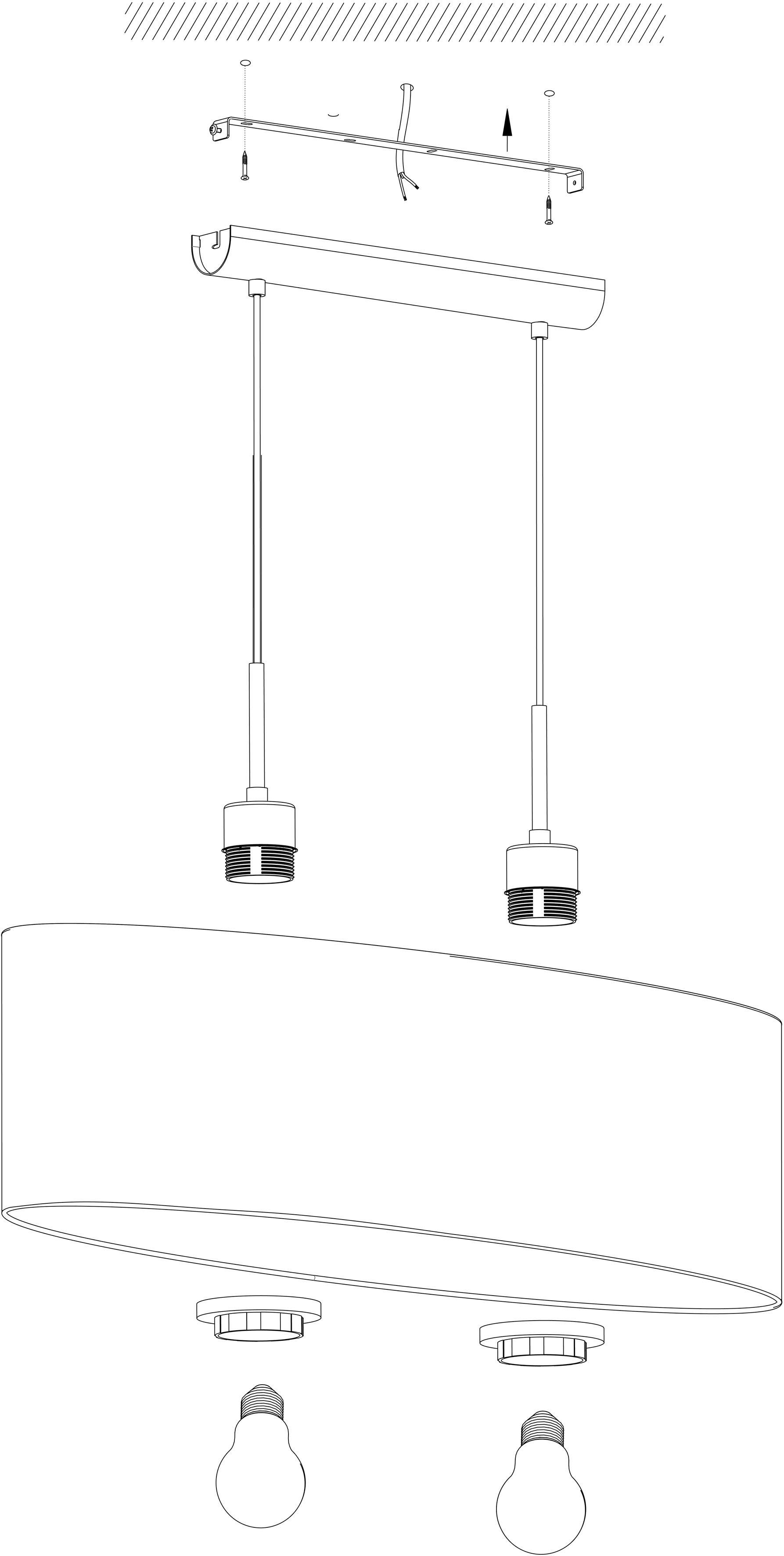 EGLO Hanglamp PASTERI Hanglicht, hanglamp