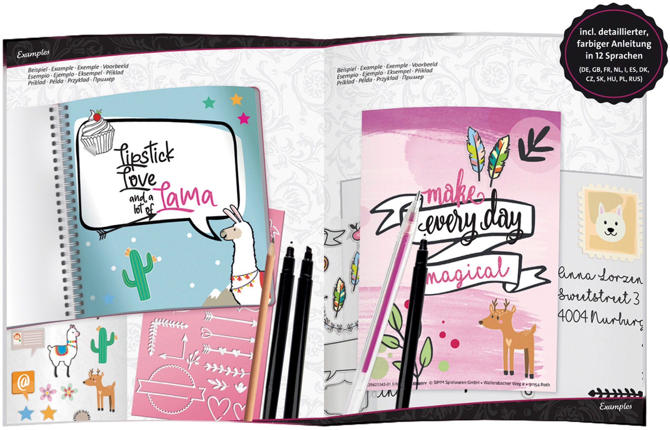 Lena® Knutselset Handlettering set