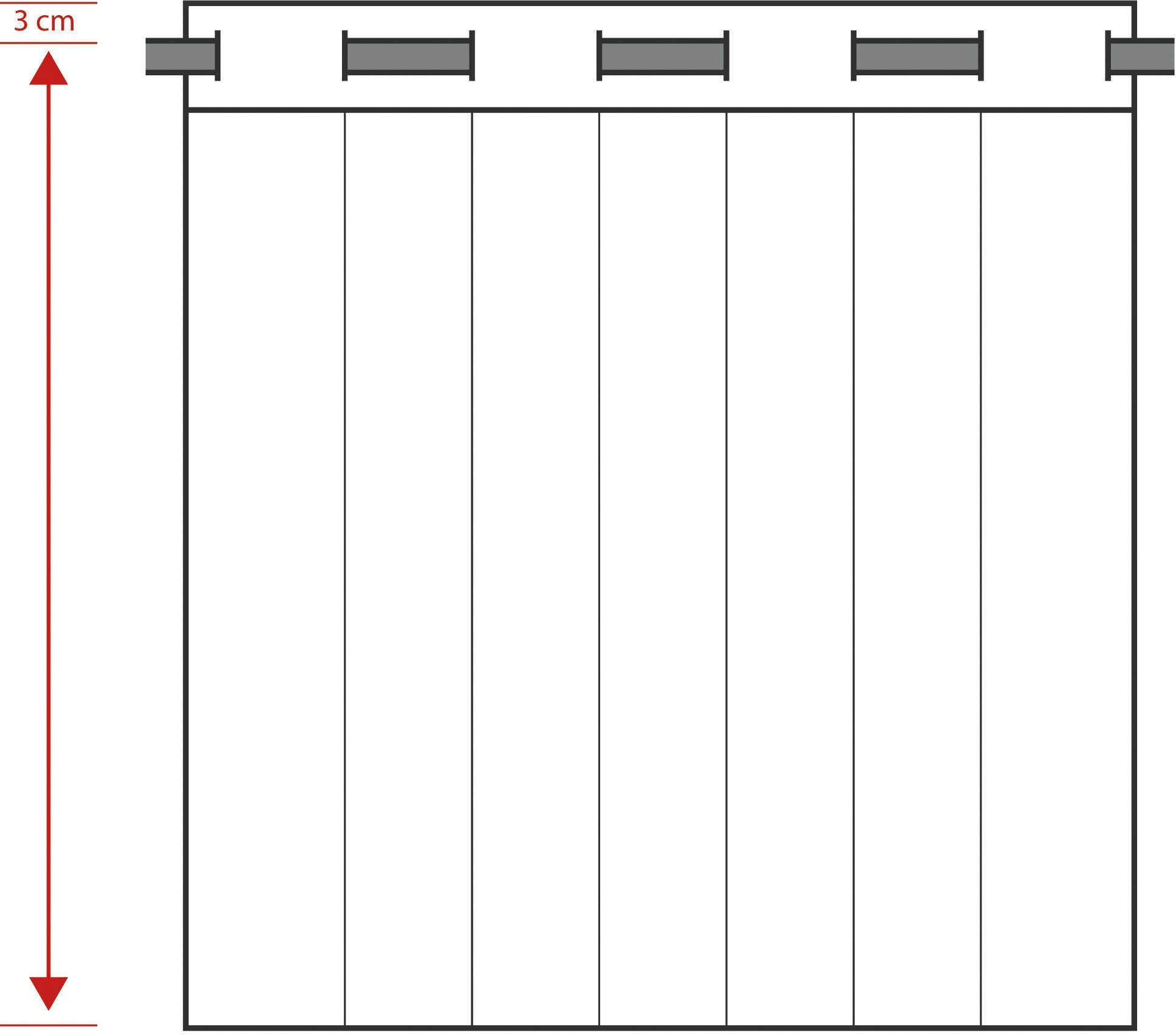 Neutex for you! Gordijn Libre-ECO Duurzaam, breedte 142 cm, op maat (1 stuk)