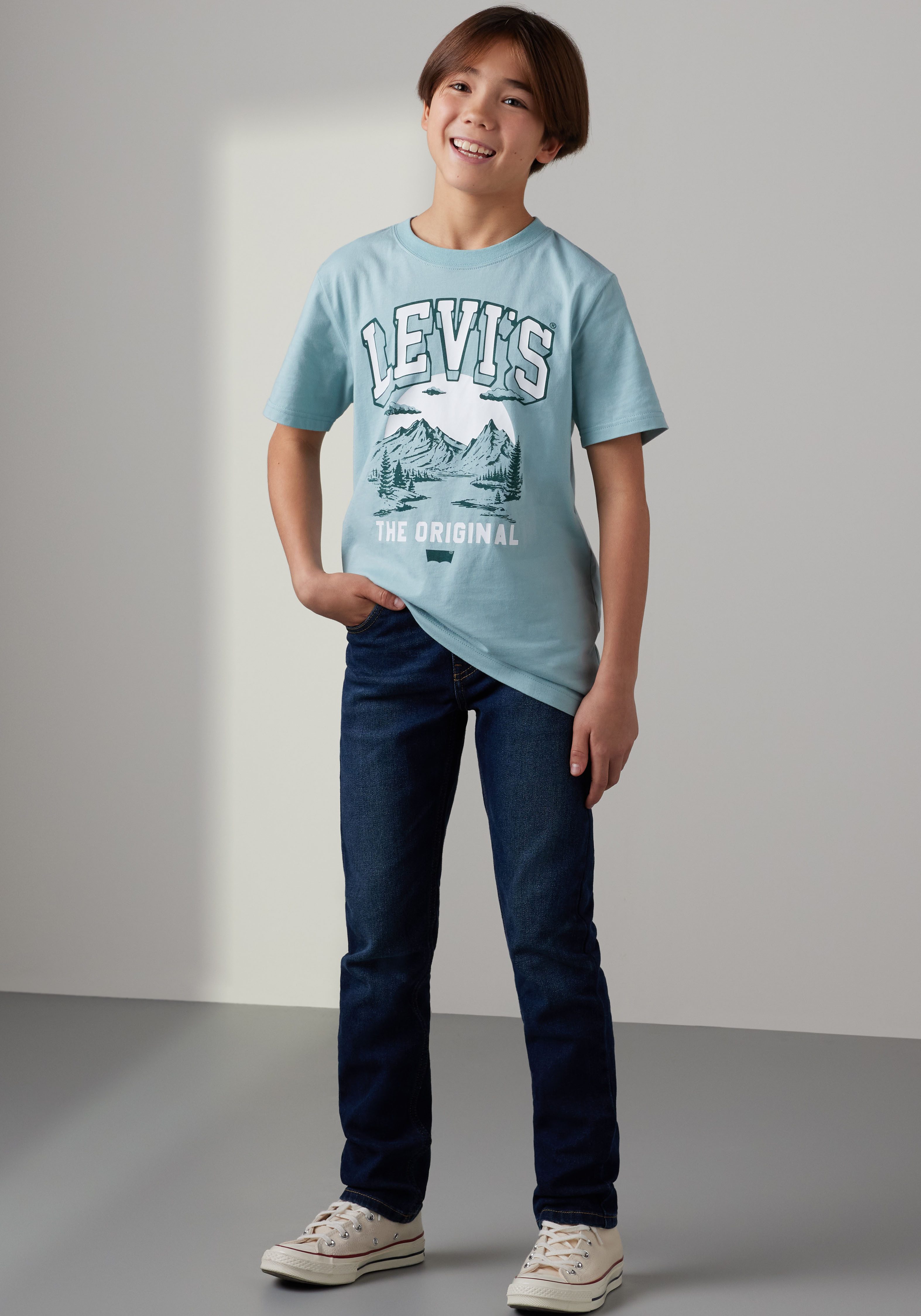 Levi's Kidswear Shirt met print for boys