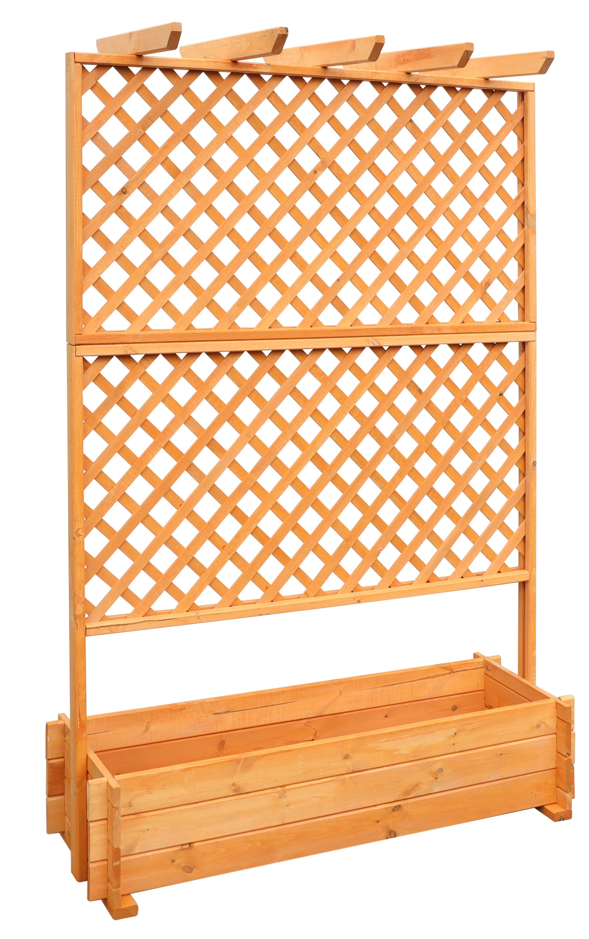 promadino Rek Pergola met plantenbak, bxdxh: 140x65x200 cm