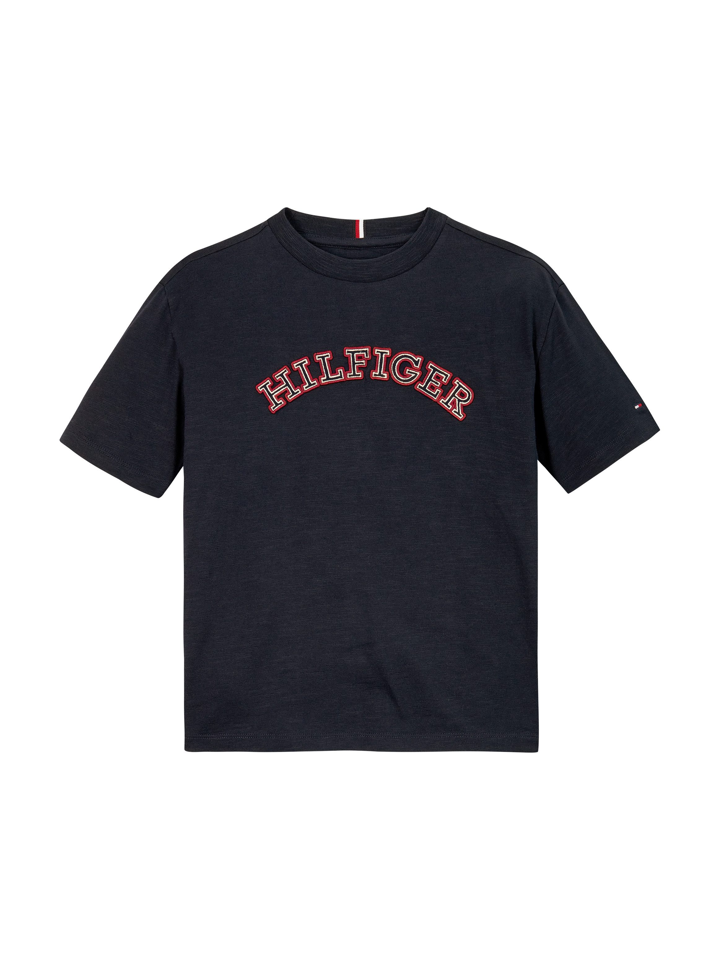 Tommy Hilfiger Shirt met korte mouwen MONOTYPE EMBROIDERED REG TEE SS