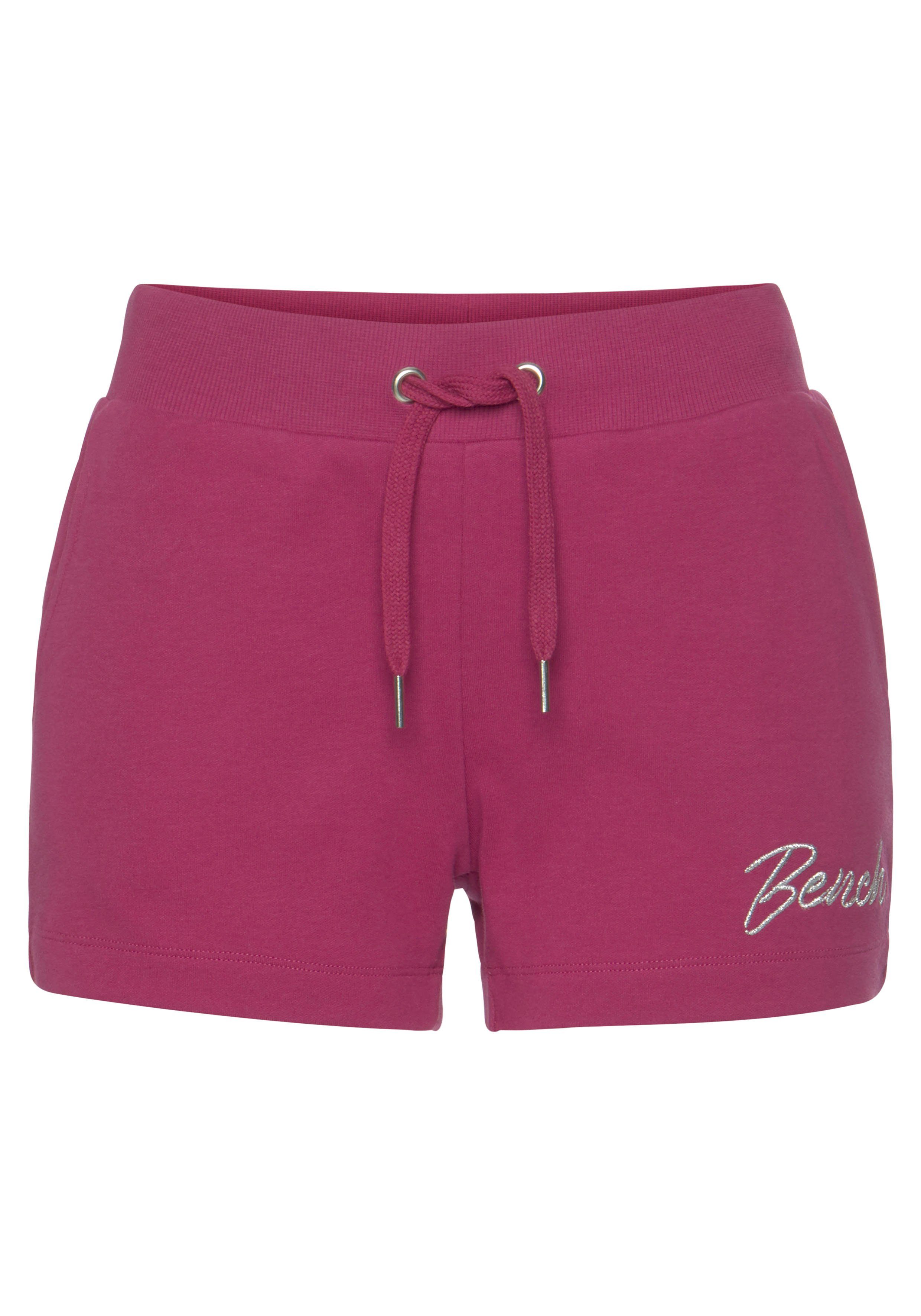 Bench. Loungewear Sweatshort met glanzende logo-borduurwerk, loungewear, loungepak