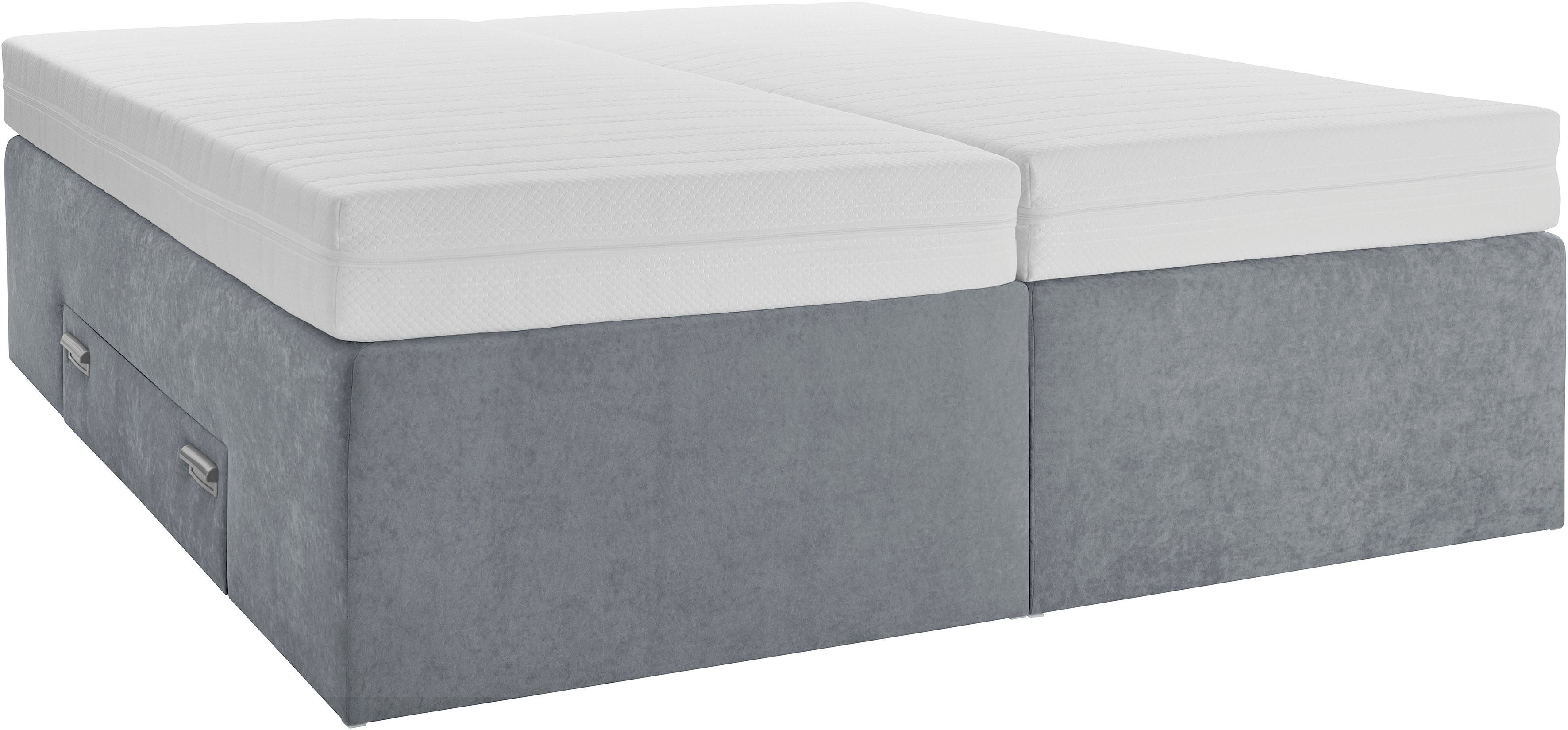 Westfalia Polsterbetten Boxspring met geïntegreerde lade, vrij plaatsbaar