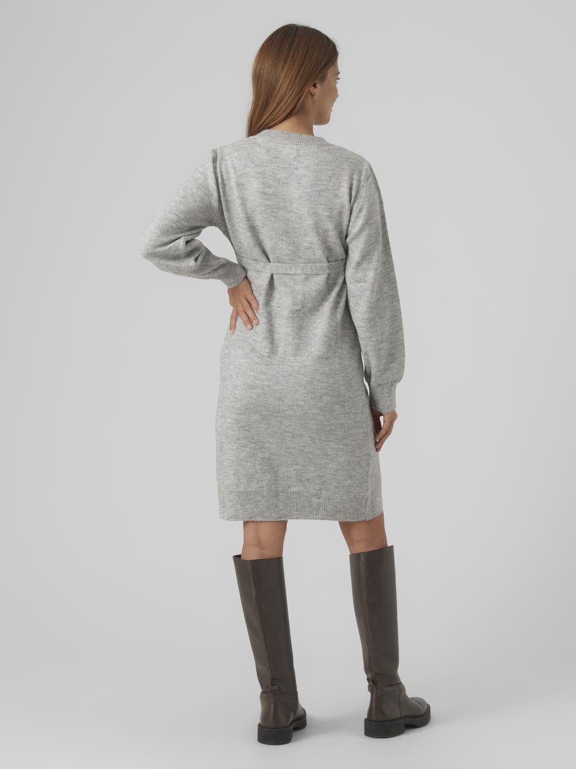 Mamalicious Positiejurk MLNEWANNE L/S ABK KNIT DRESS A. NOOS