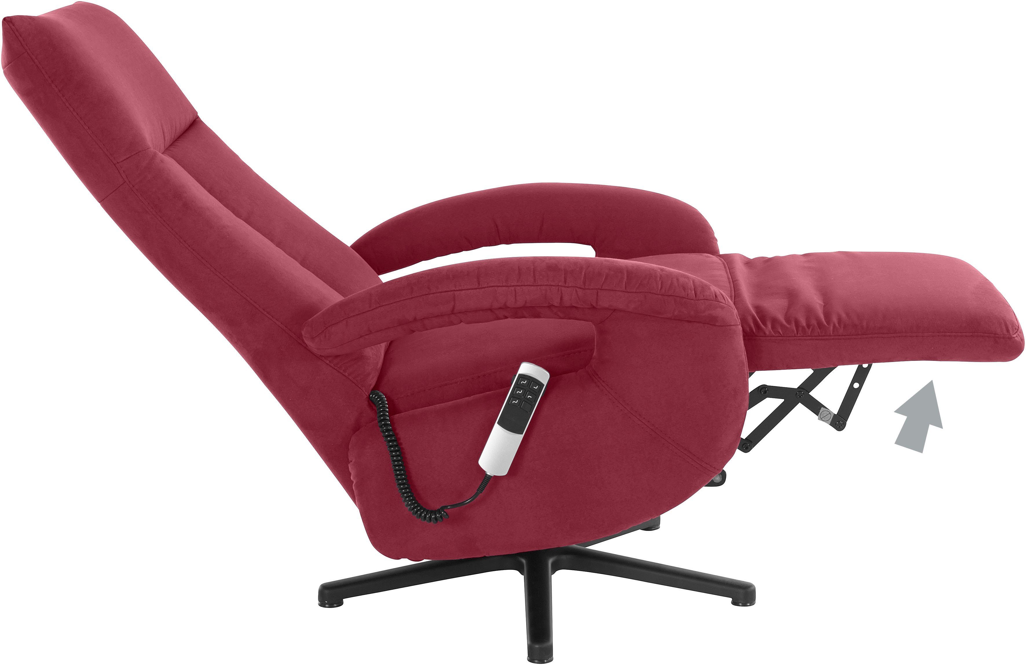 sit&more Relaxfauteuil Tycoon naar keuze handmatig, met twee motoren of met accu of met 2 motoren