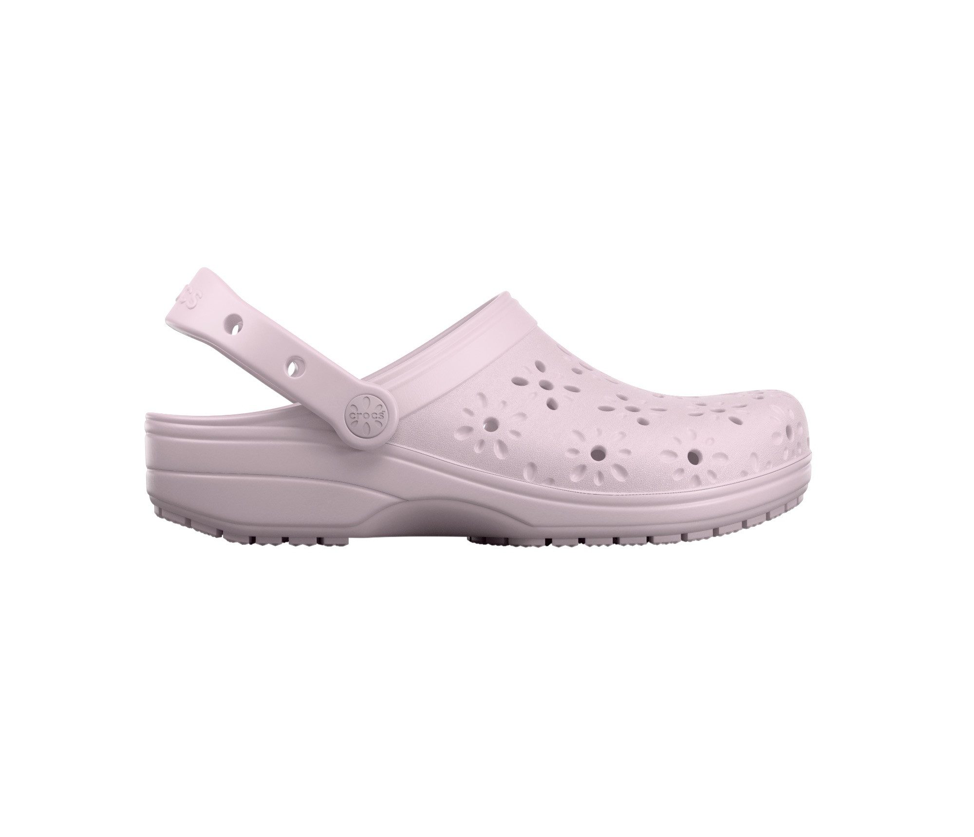 Crocs Clogs Classic Floral Cut Out Clog
