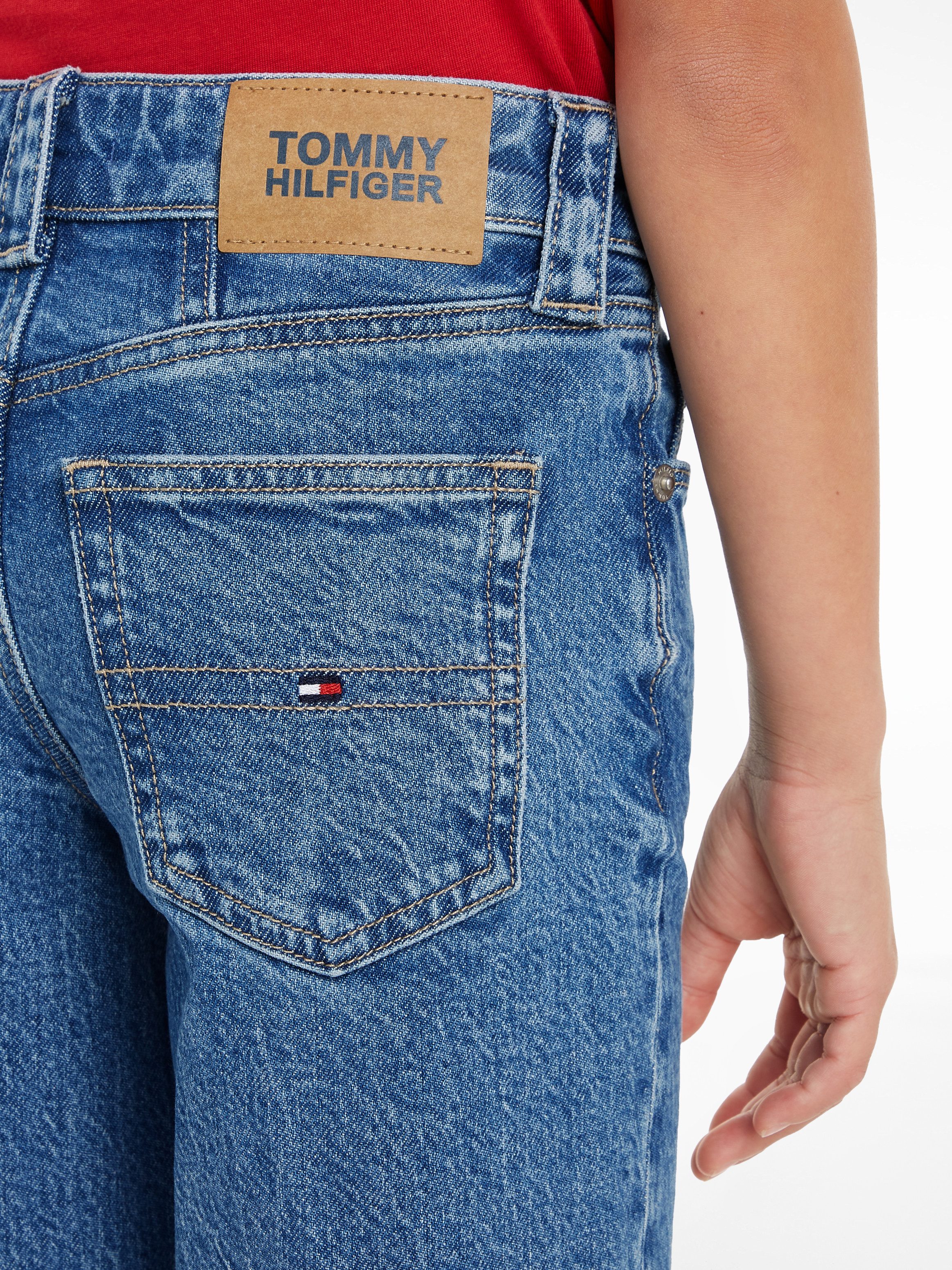 Tommy Hilfiger Bootcut jeans GIRLFRIEND COMFORT DENIM Kinderen tot 16 jaar in 5-pocket-stijl