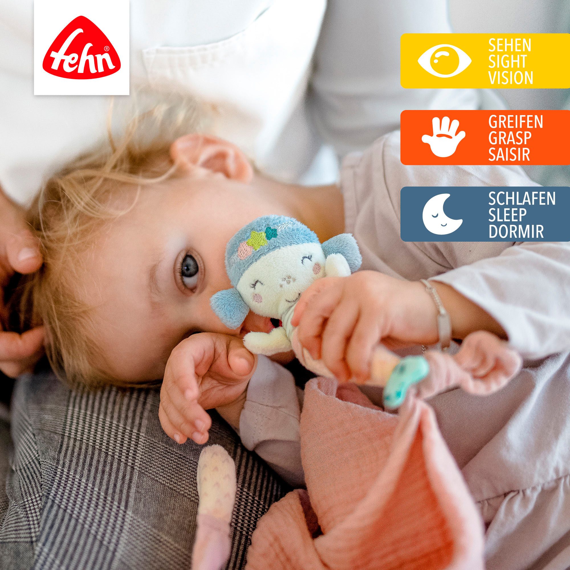 Fehn Knuffeldoekje Zeekinderen, knuffel zeemeermin