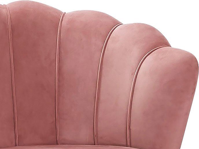 SalesFever 2-zitsbank Clam opvallend schelpdesign, breedte 136 cm
