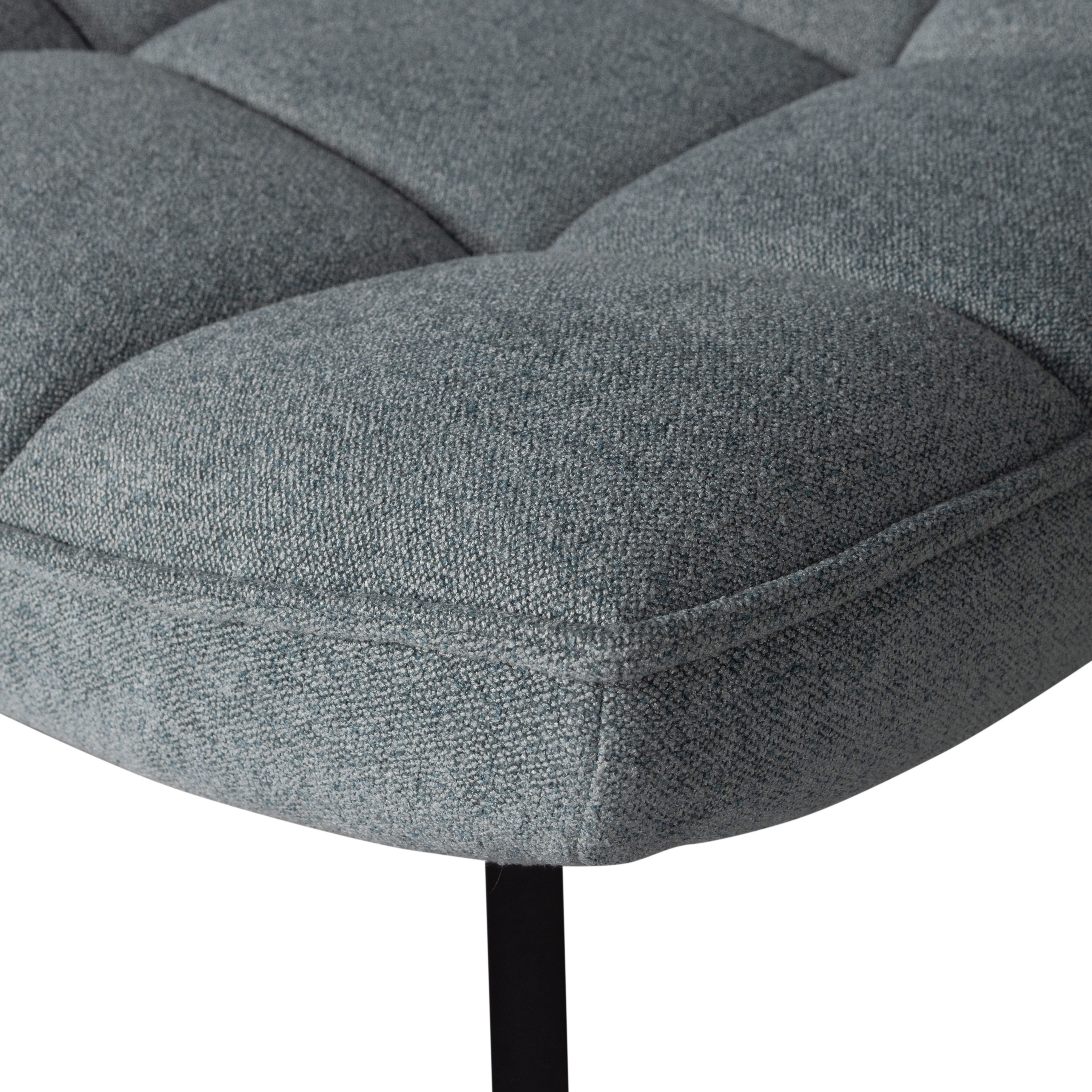 WOOOD Draaibare fauteuil Maudi Metalen frame, gepolsterd met geweven stof, H 84 cm x B 74 cm