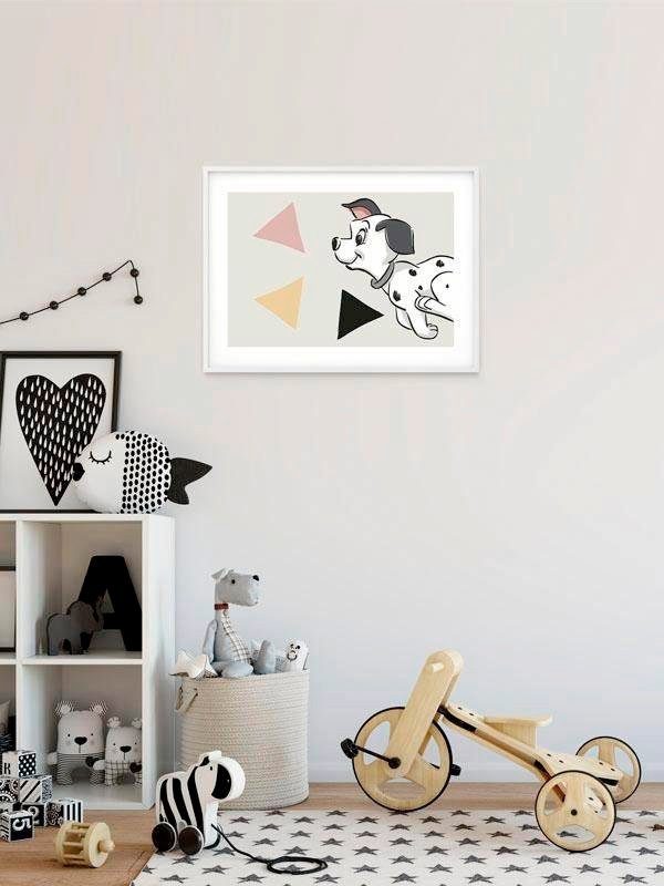 Komar Wanddecoratie 101 dalmatiër Angles Landscape Wanddecoratie voor de kinderkamer - zonder lijst (1 stuk)