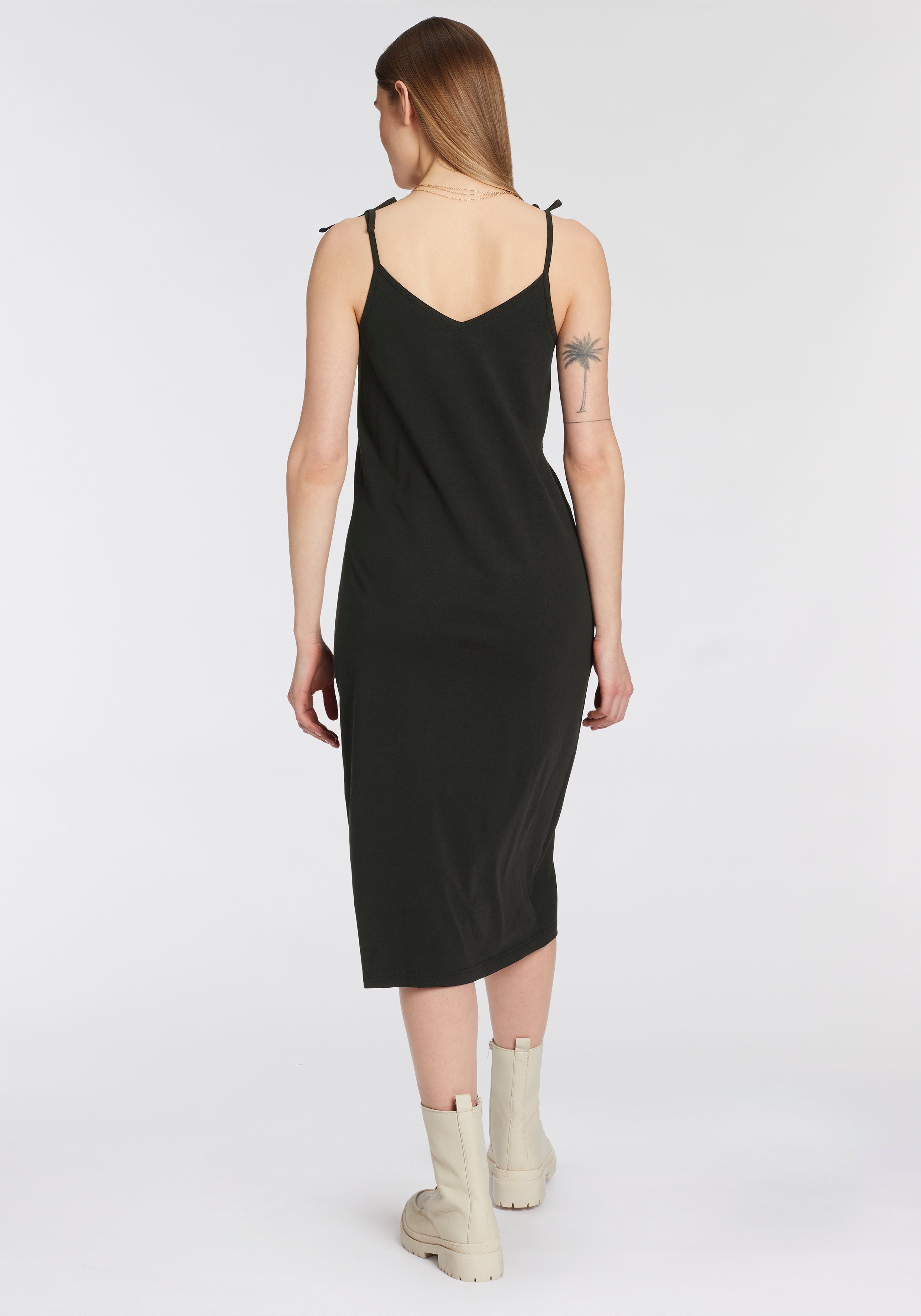 OTTO products Jerseyjurk GOTS-gecertificeerd CIRCULAR COLLECTIE in midi-lengte elegant van 100% katoen met spaghettibandjes