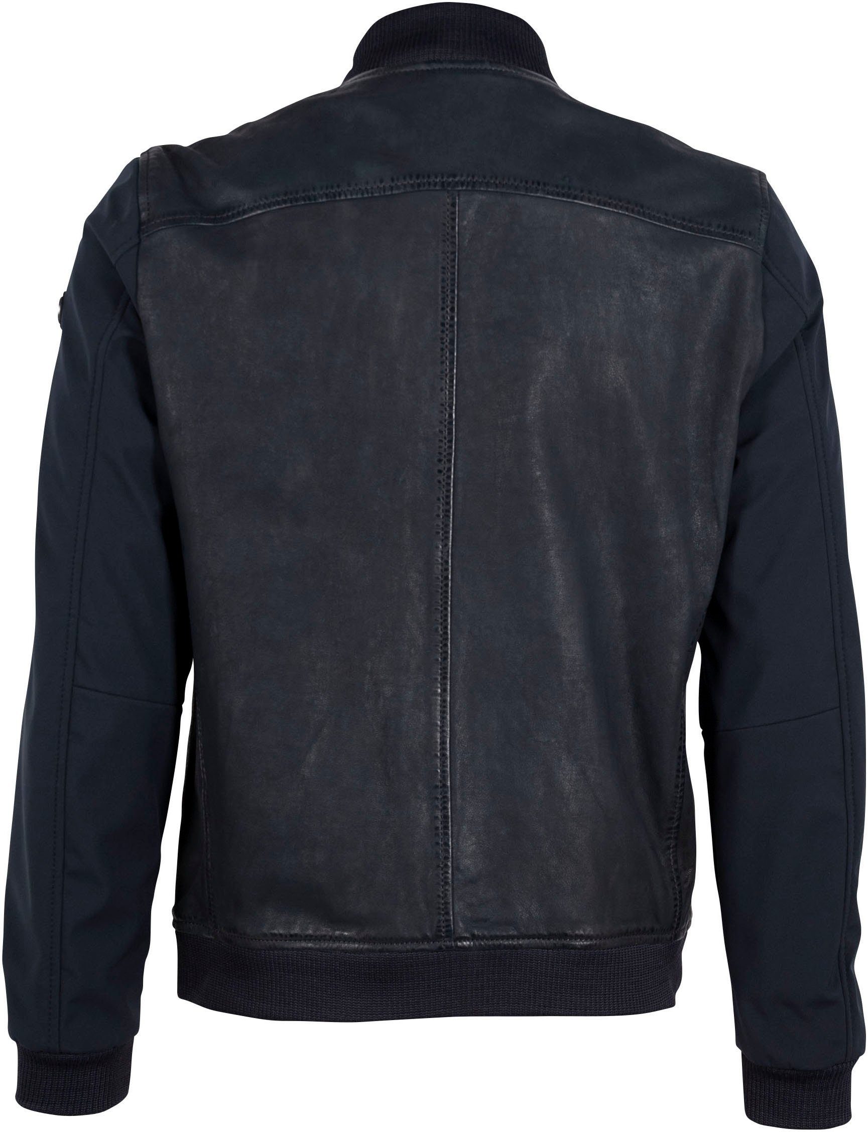Mauritius Leren jack GMHorizan met mouw in hybride stijl