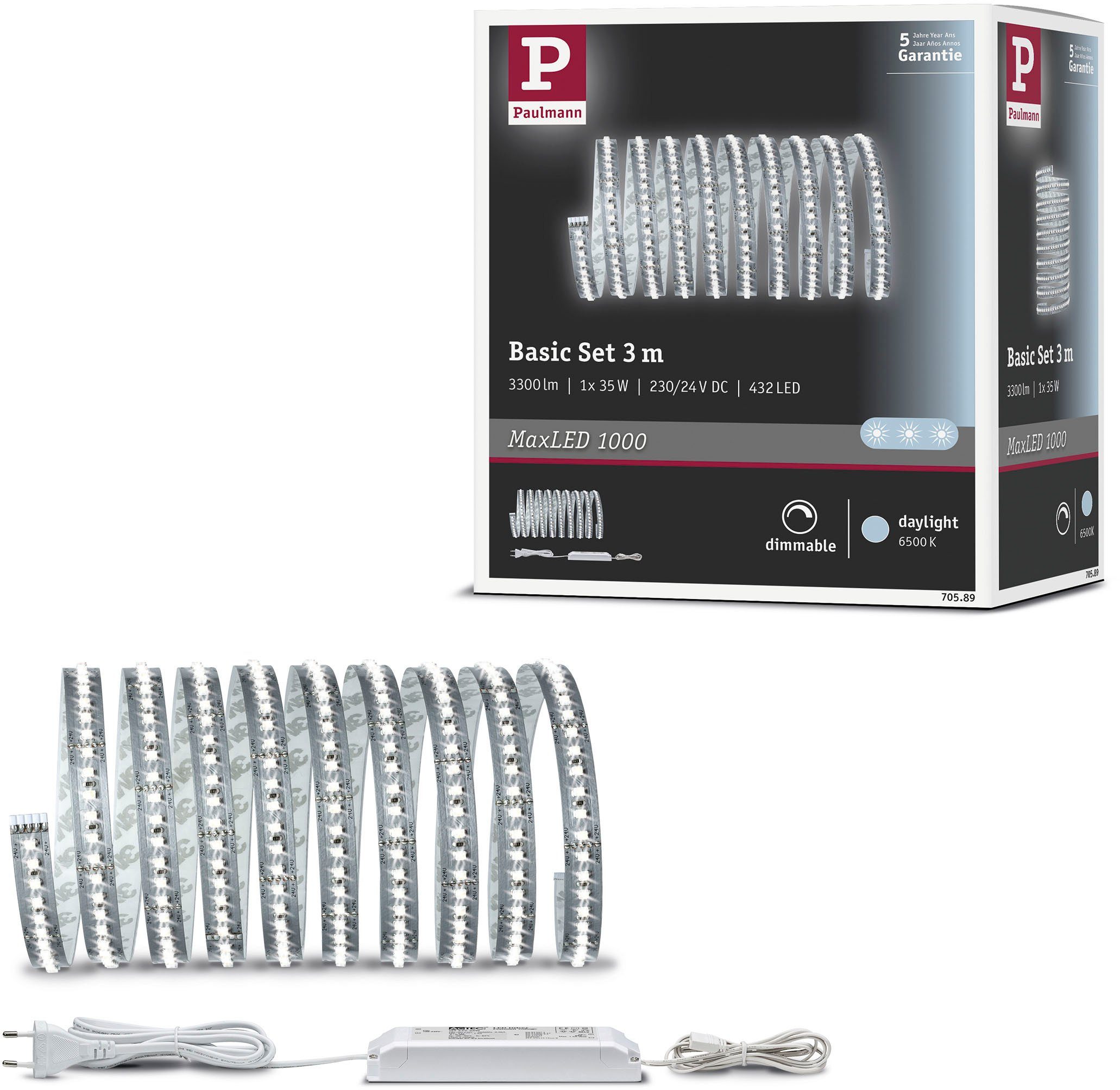 Paulmann 6500K MaxLED 1000 3m set 70589