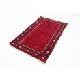 morgenland wollen kleed belutsch vloerkleed met de hand geknoopt rood handgeknoopt rood