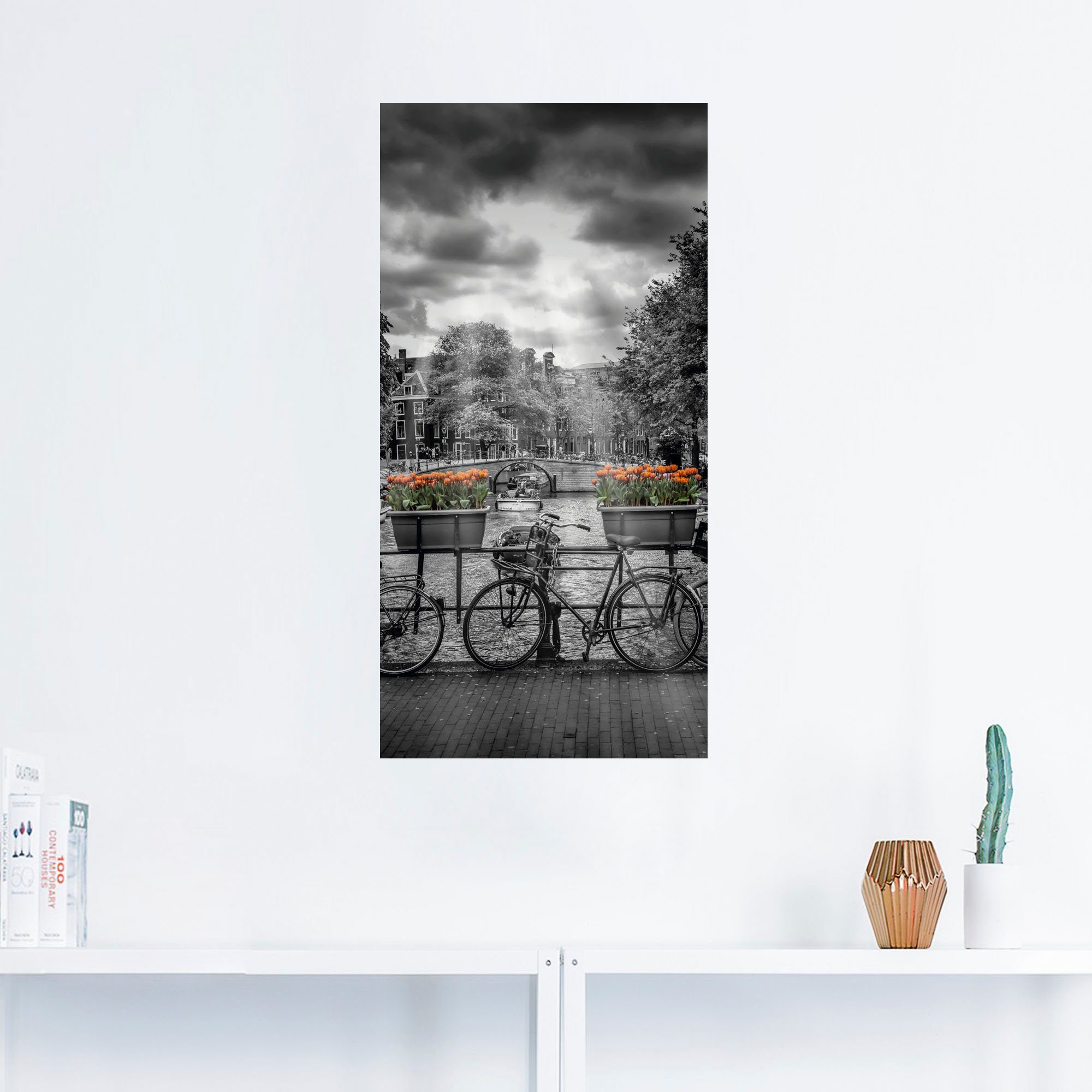 Artland Artprint Amsterdam Herengracht II als artprint op linnen, muursticker of poster in verschillende maten