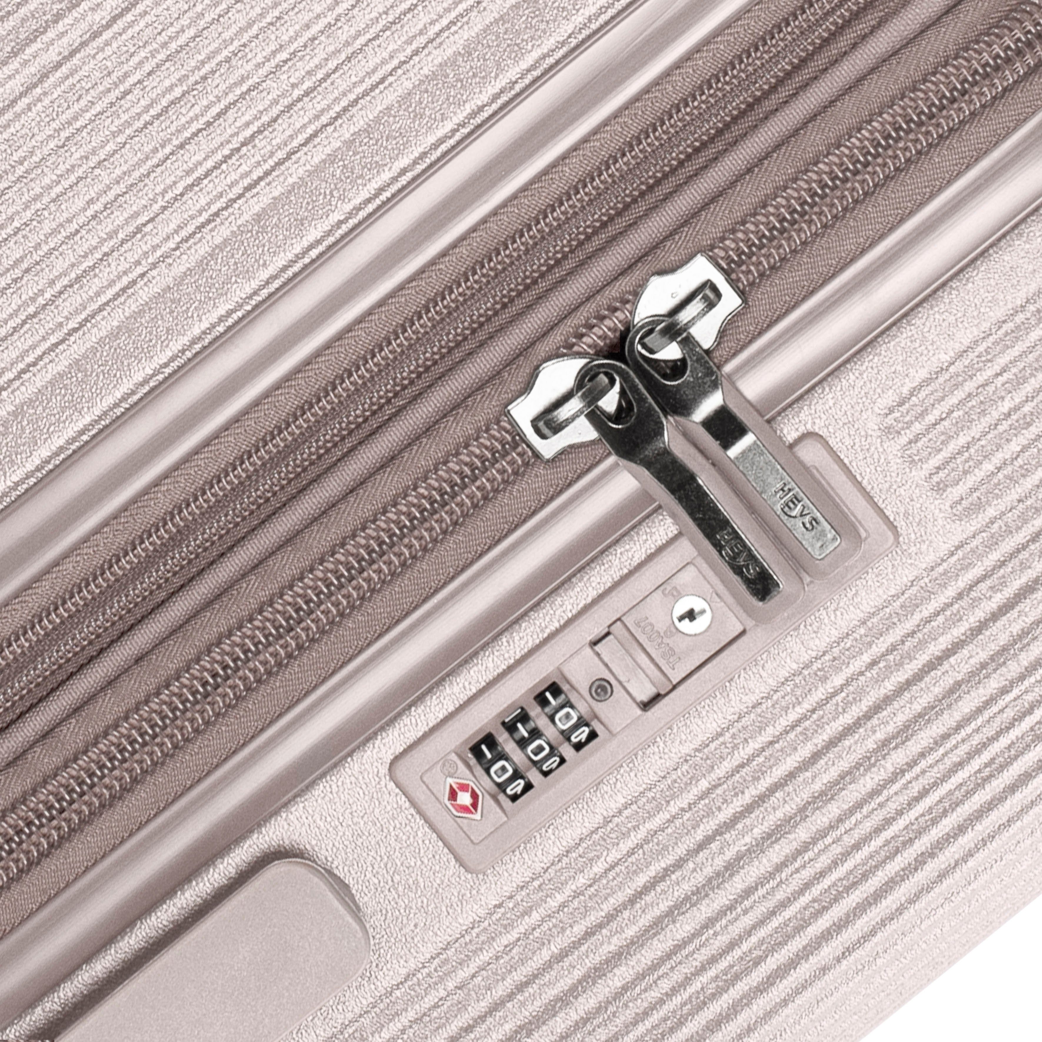 Heys Hardshell-trolley Earthtone, verschillende maten en kleuren Heys x Joachim Llambi reisbagage TSA-slot volumevergroting
