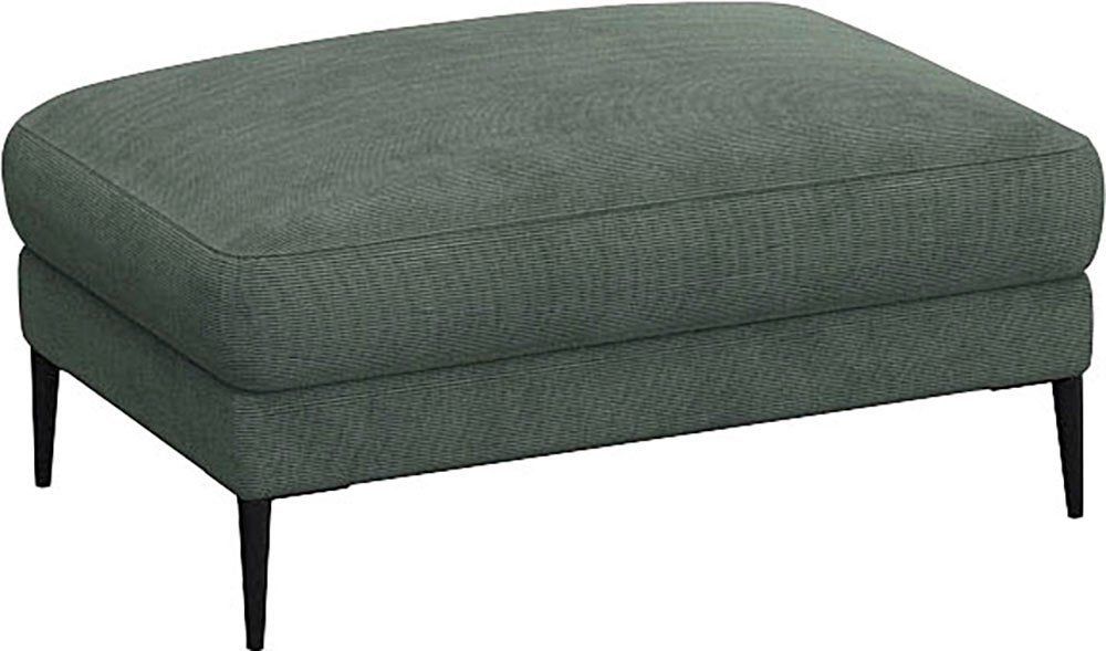FLEXLUX Poef Belle gestoffeerde hocker, zithocker Scandinavisch design, in een sublieme verwerking