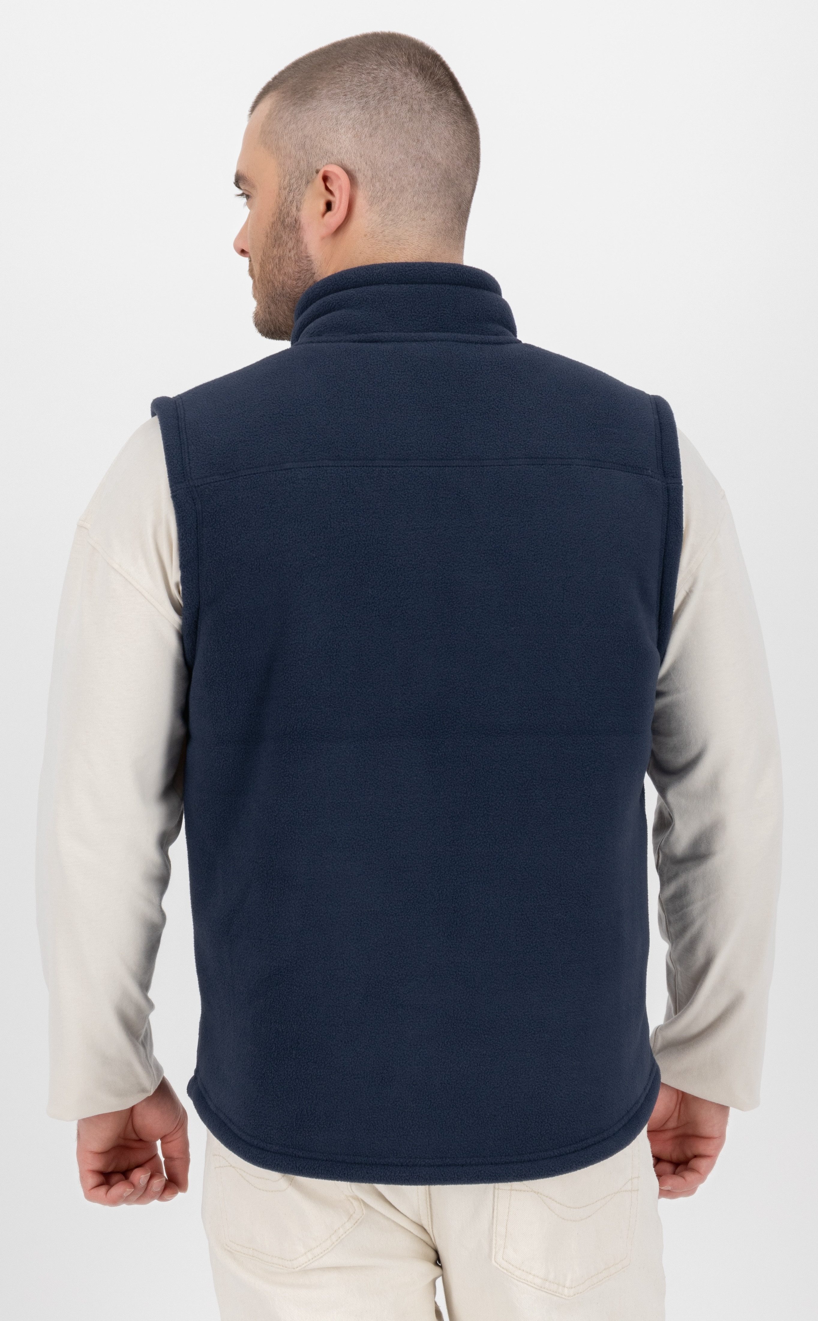 LPO Functionele bodywarmer RAVIN MN Staande kraag, gevoerd met langharig fleece