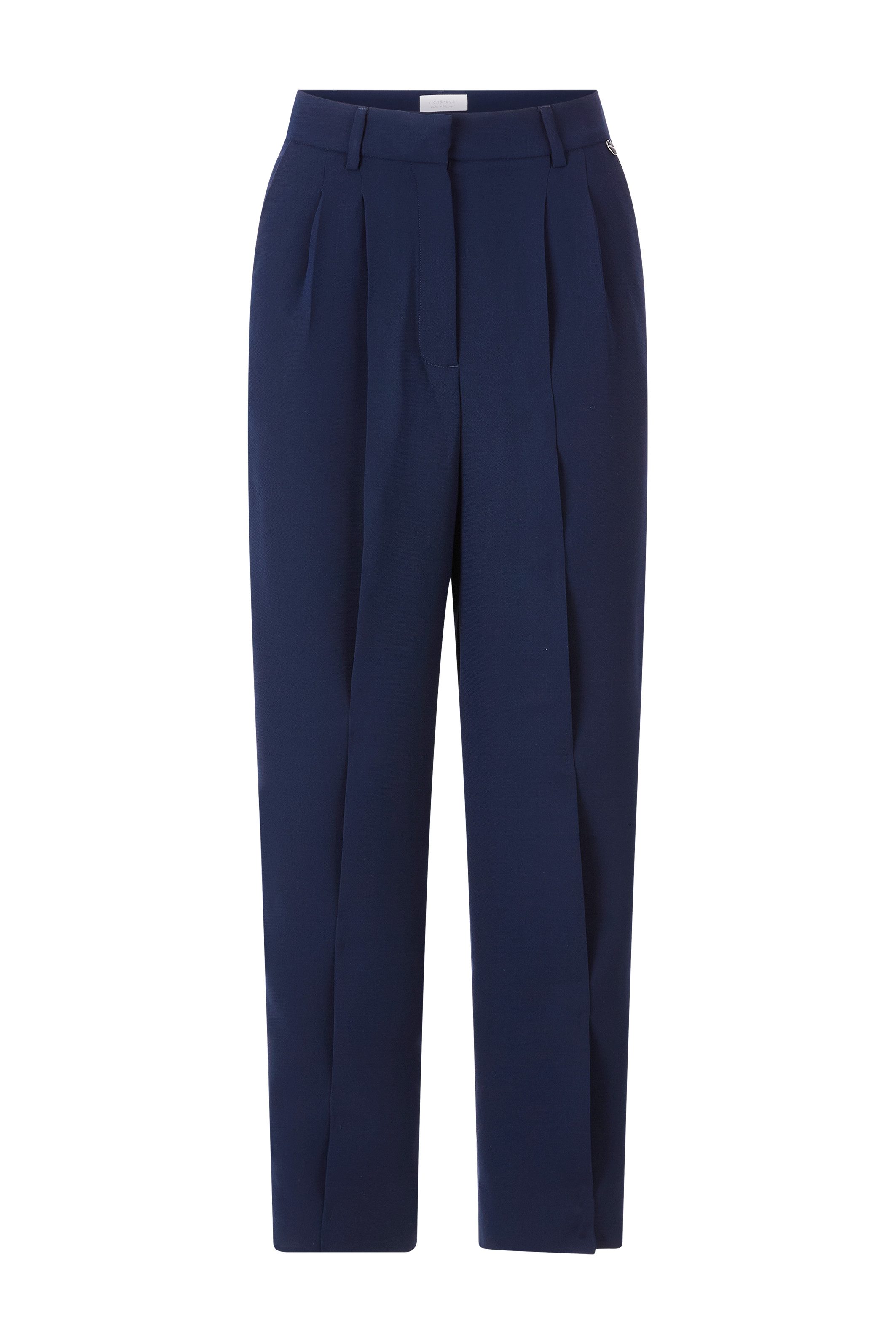 Rich & Royal Stoffen broek Met riemlussen en verborgen sluiting