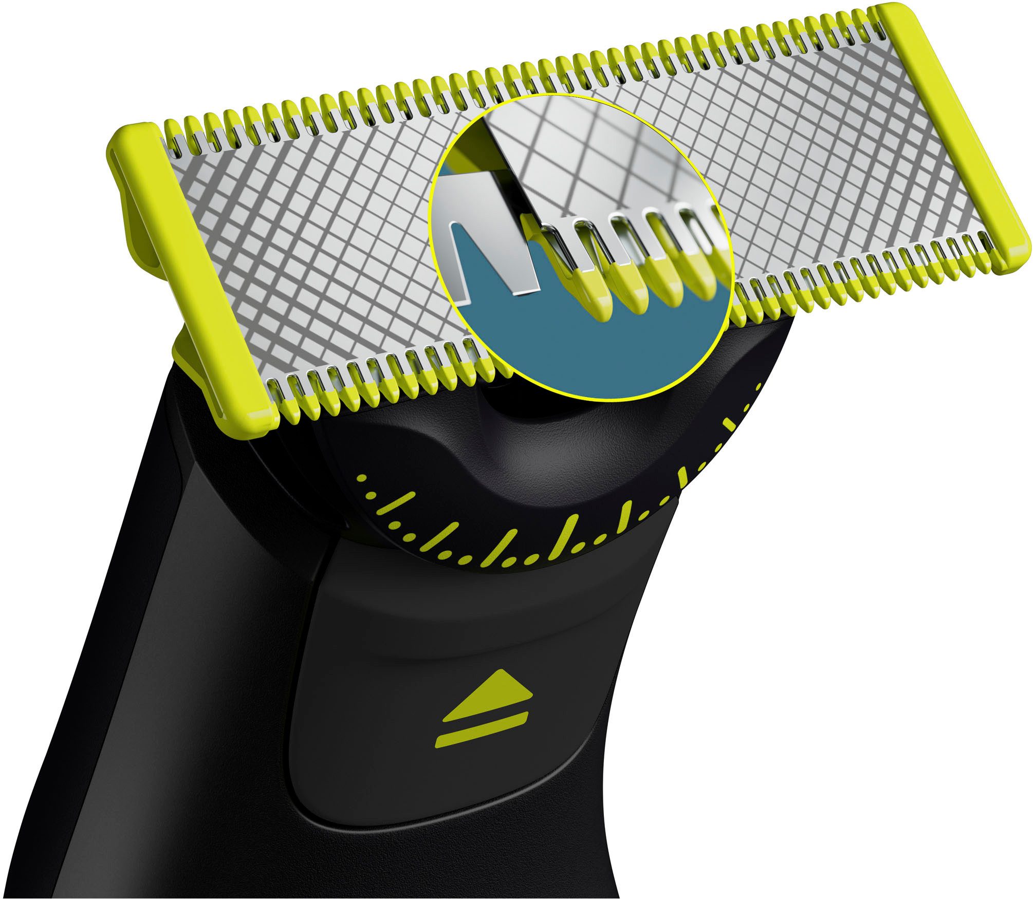 Philips Elektrisch scheerapparaat OneBlade Pro 360 Face & Body QP6552/30 360 graden mes, 20 lengtestellingen, incl. opbergtas