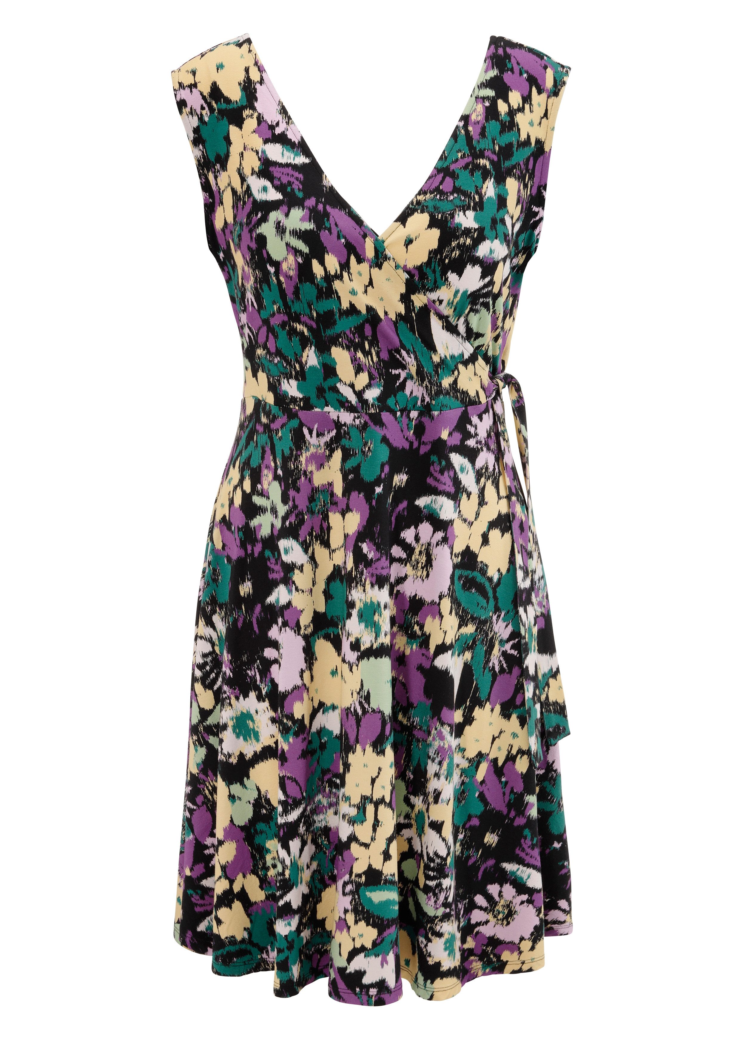 Aniston CASUAL Zomerjurk met schilderachtig bloesemprint - elk stuk is uniek - nieuwe collectie