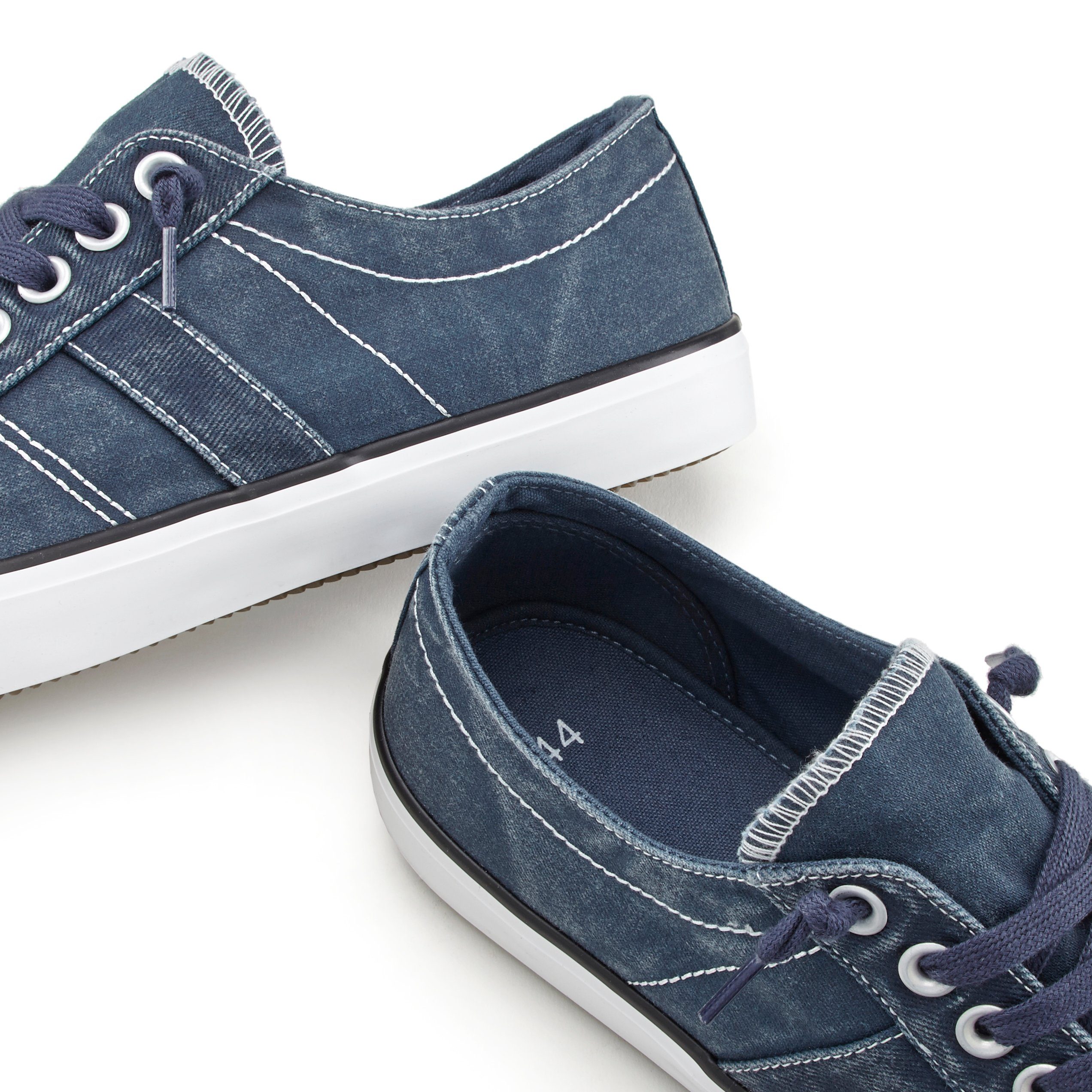 AUTHENTIC LE JOGGER Sneakers Veterschoen uit hoogwaardig canvas, lage schoenen, casual schoenen, slippers vegan