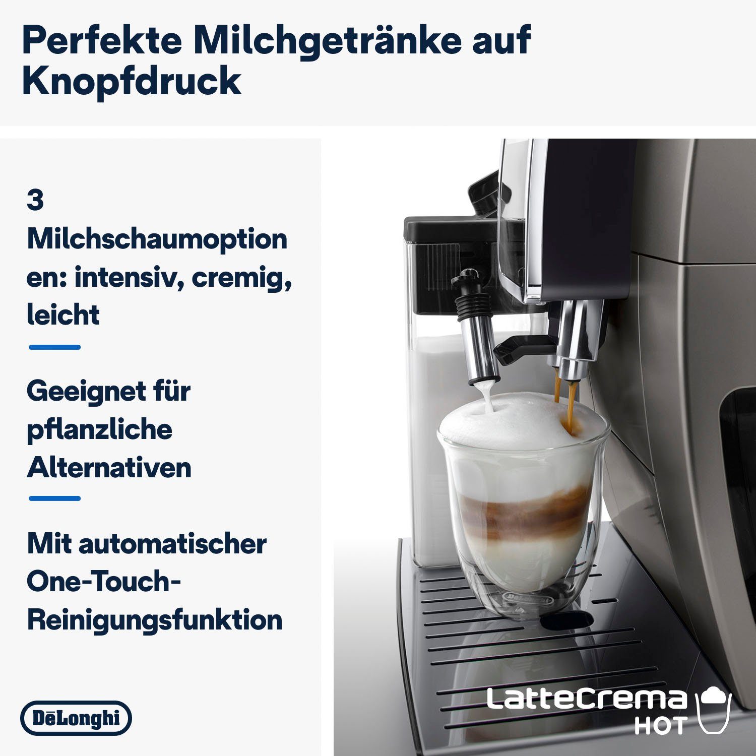 De'Longhi Volautomatisch koffiezetapparaat Dinamica Plus ECAM 380.95.TB