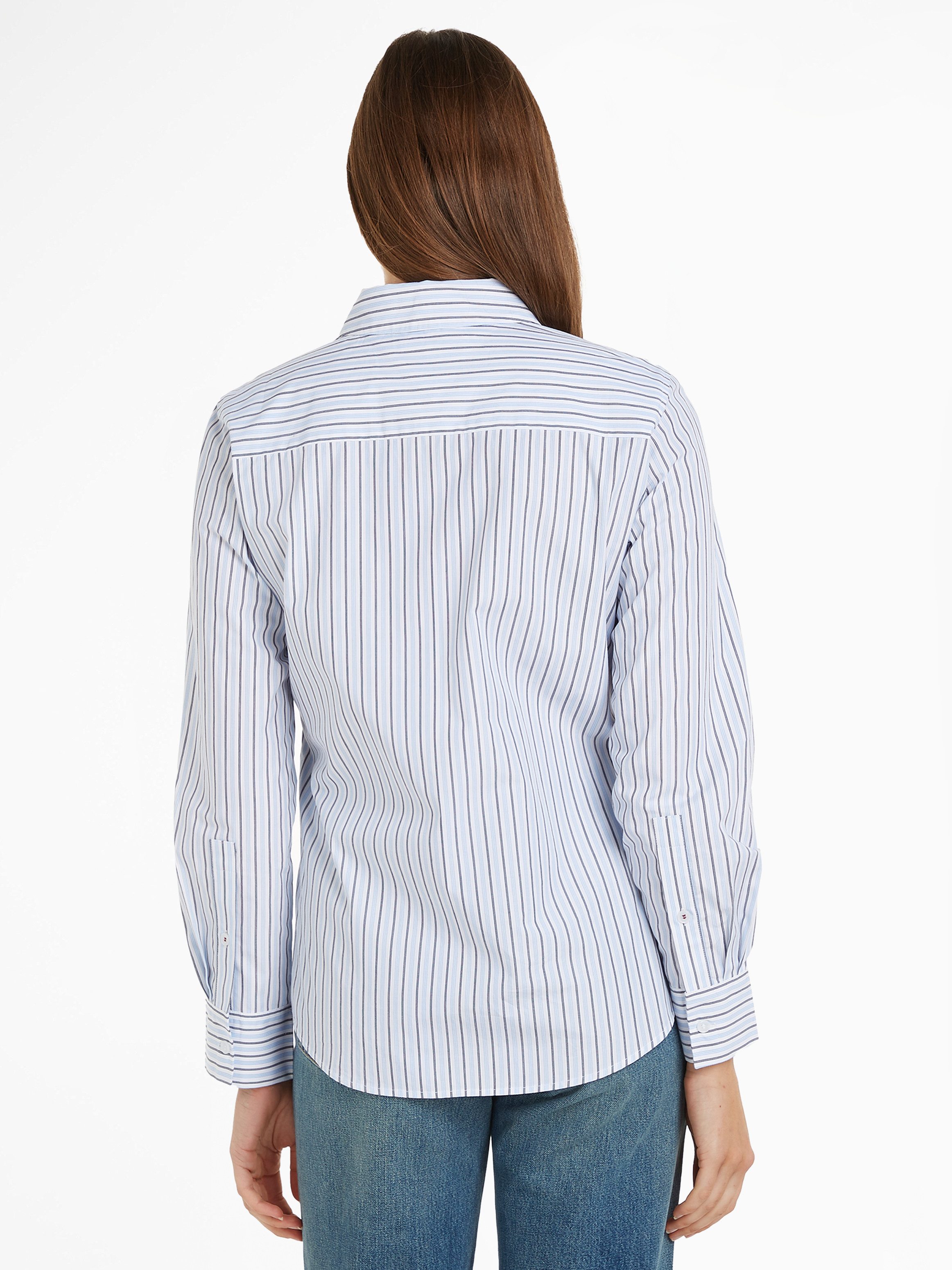 Tommy Hilfiger Overhemdblouse STRIPE REGULAR SHIRT