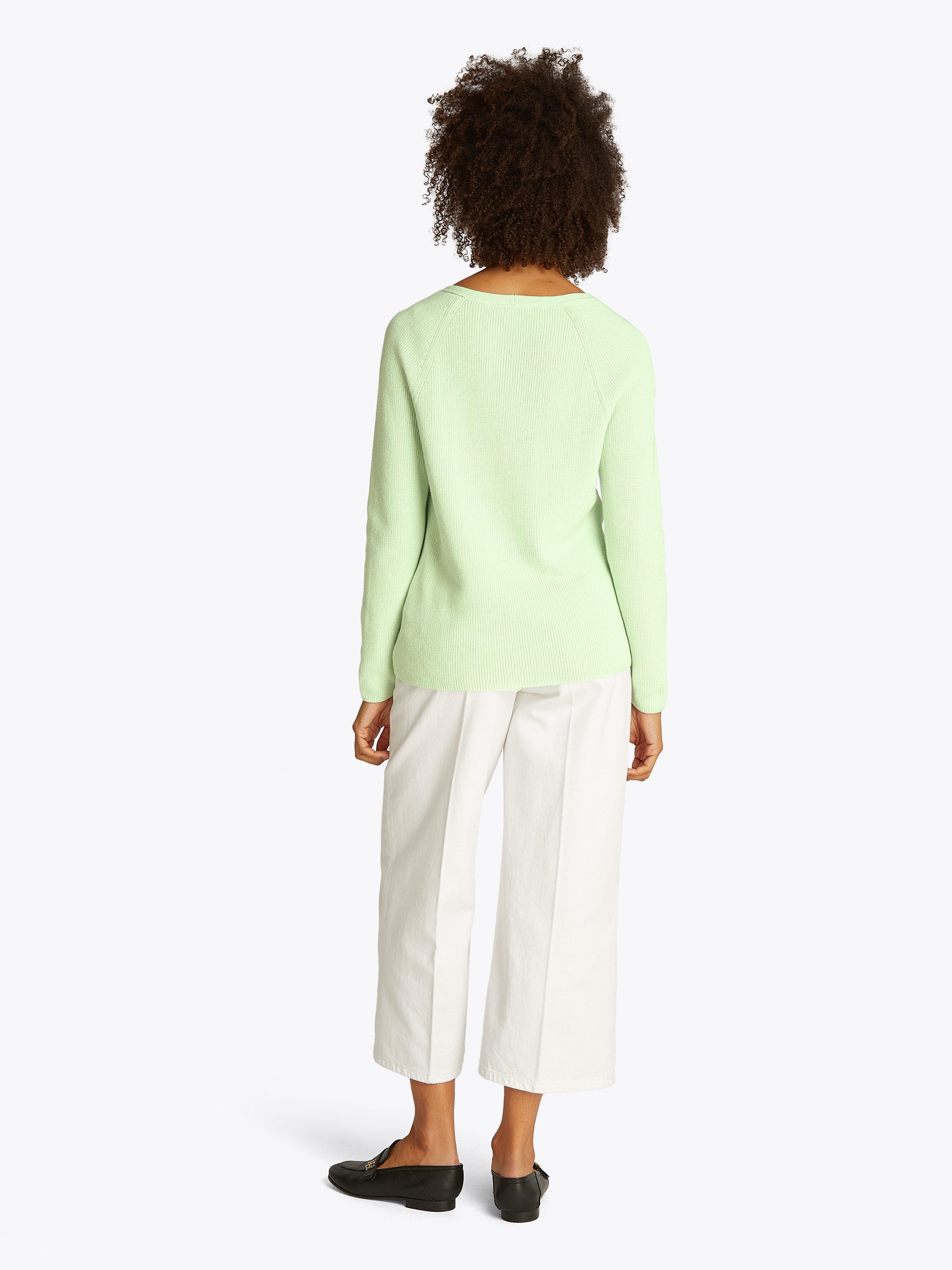 Tommy Hilfiger Gebreide trui CO CARDI FINE GG LS BOAT-NK SWT