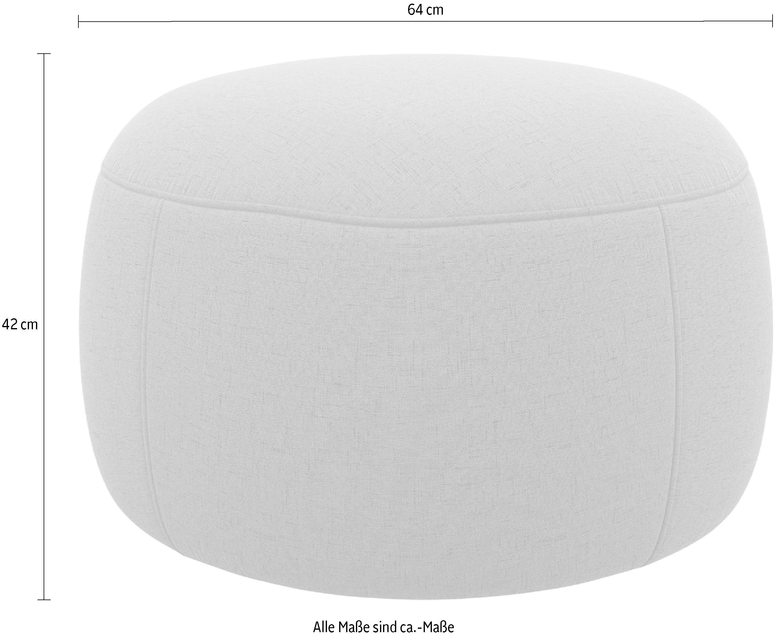sit&more Hocker Cadabra Ronde hocker, diameter zitoppervlak 64 cm of 104 cm